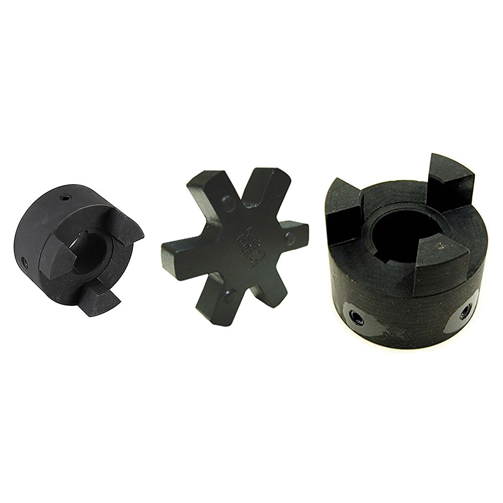 New L-095 Series L-Jaw Coupling Pair with NBR Spider Insert 1/2″ to 1″ Bore