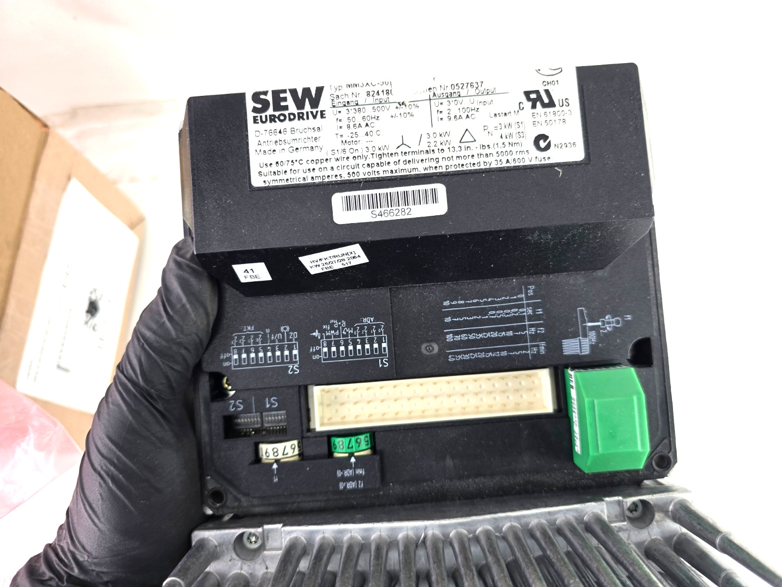 Sew Eurodrive Movimot Part Number MM3XC-503-00 Variable Frequency