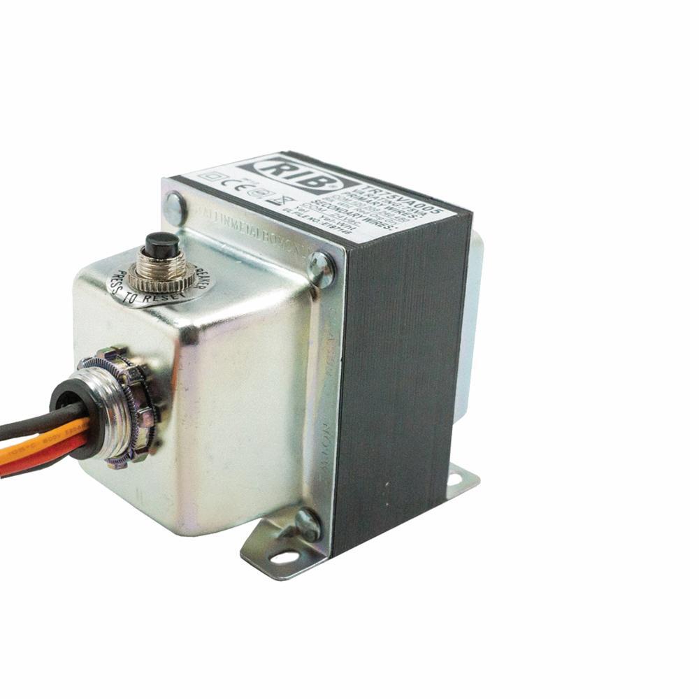 Functional Devices TR75VA005 Transformer 75 VA 480/240/208/120 to 24 Vac Circuit