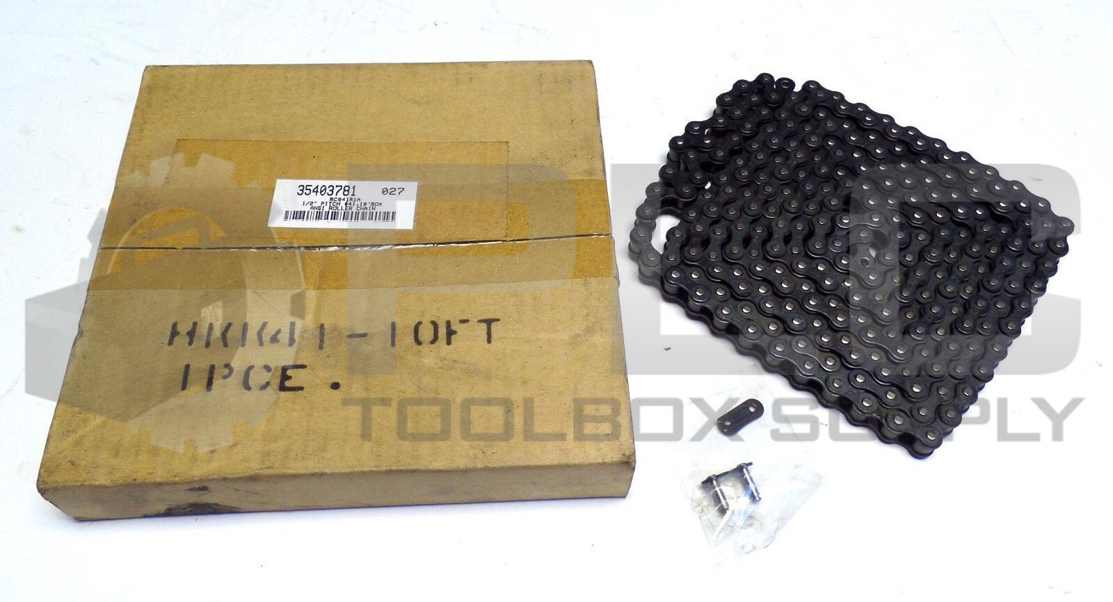 NEW HKK RC041R1A ANSI 41 RC041R1A 1/2” PITCH 10′ ROLLER CHAIN