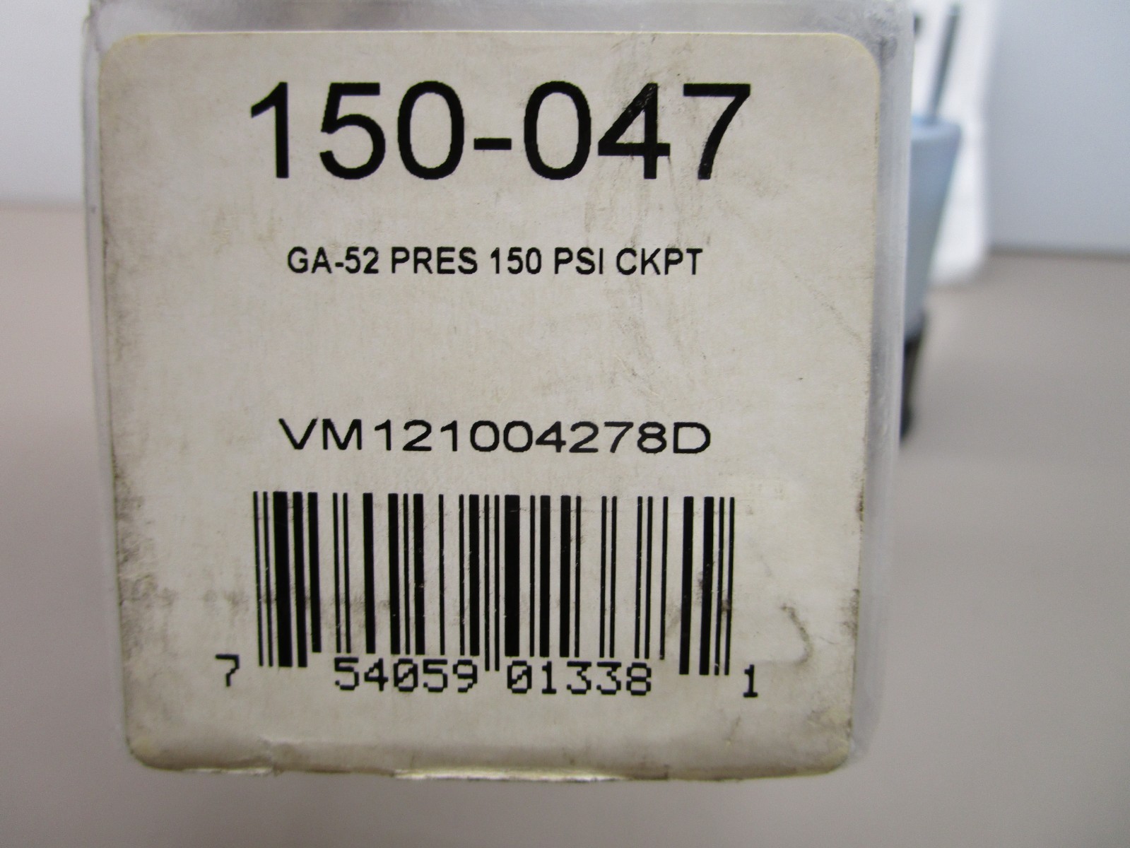 VDO 151070144 2″ GA-52 Single Tank Mechanical Air Pressure Gauge 0-150psi
