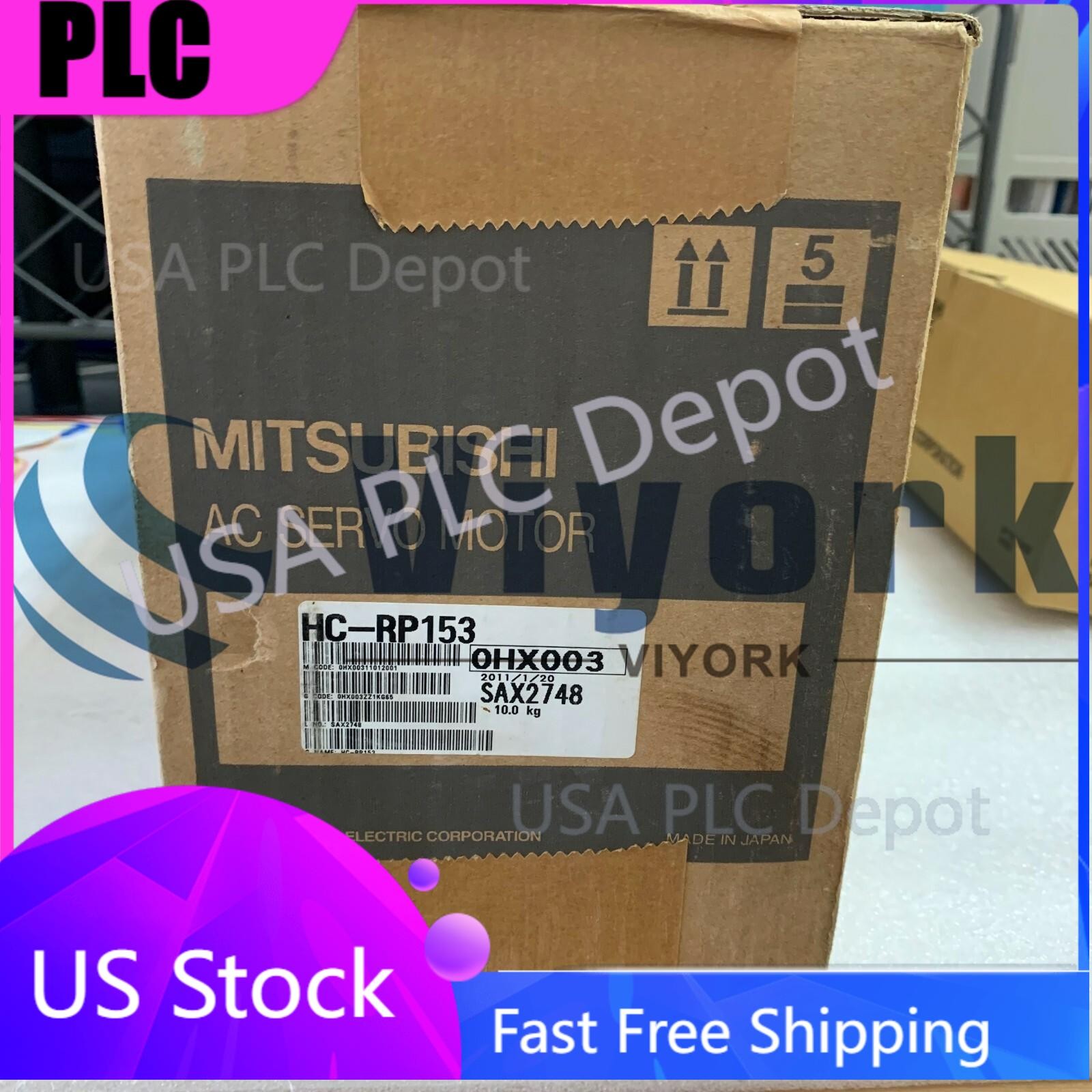 Mitsubishi HC-RP153 AC SERVO MOTOR SRVMTR 1.5KW 3000RPM NEW