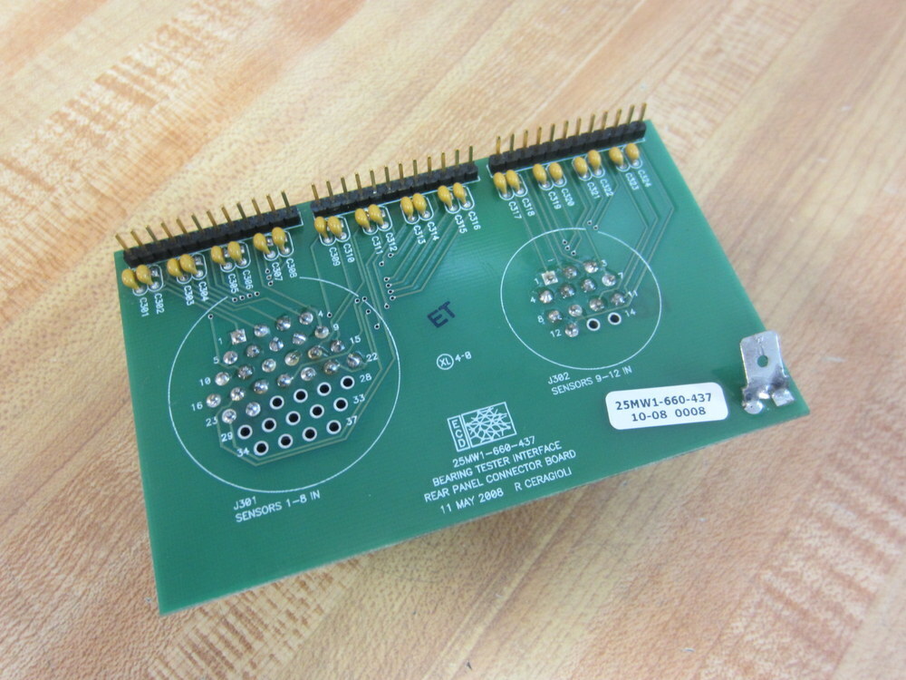 ECD 25MW1-660-437 B.T.I. Rear Panel Connector Bd 25MW1660437