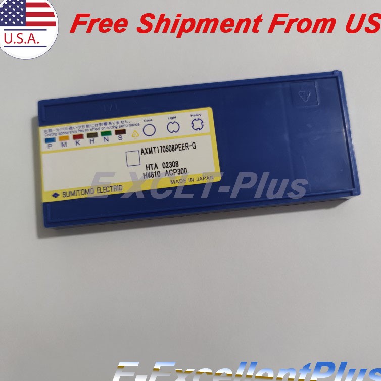 10Pcs/Box For Sumitomo AXMT170508PEER-G ACP300 CNC Milling Blade Carbide Inserts
