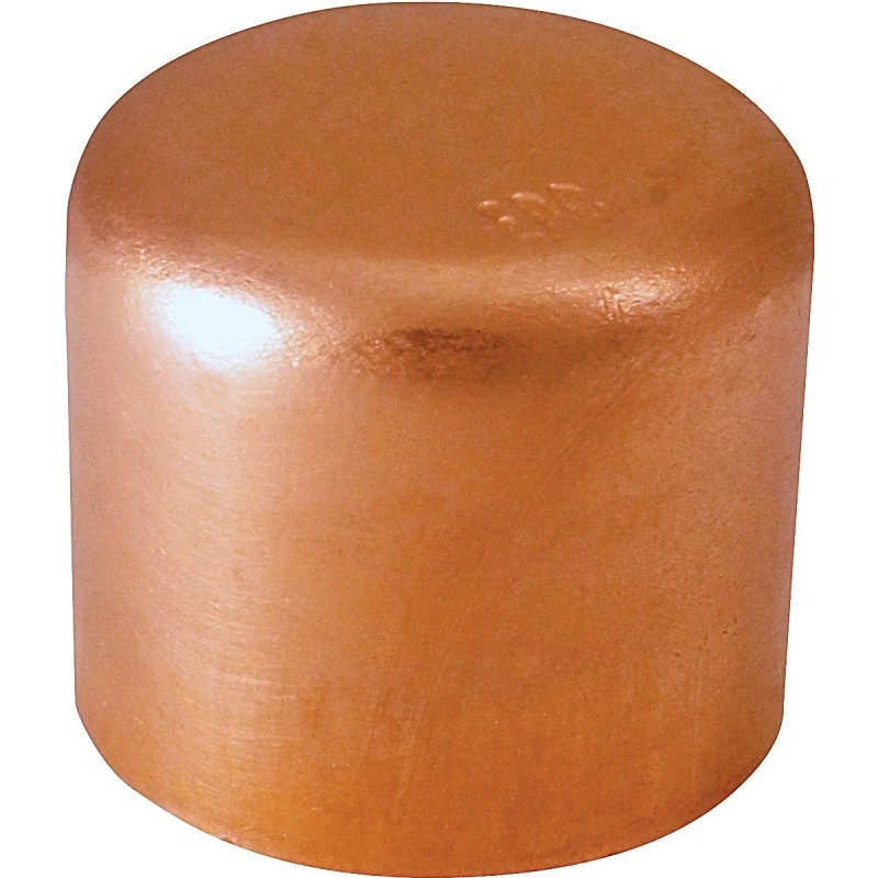 Elkhart Products 30622 Tube Cap, 1/4 in, Sweat, Wrot Copper