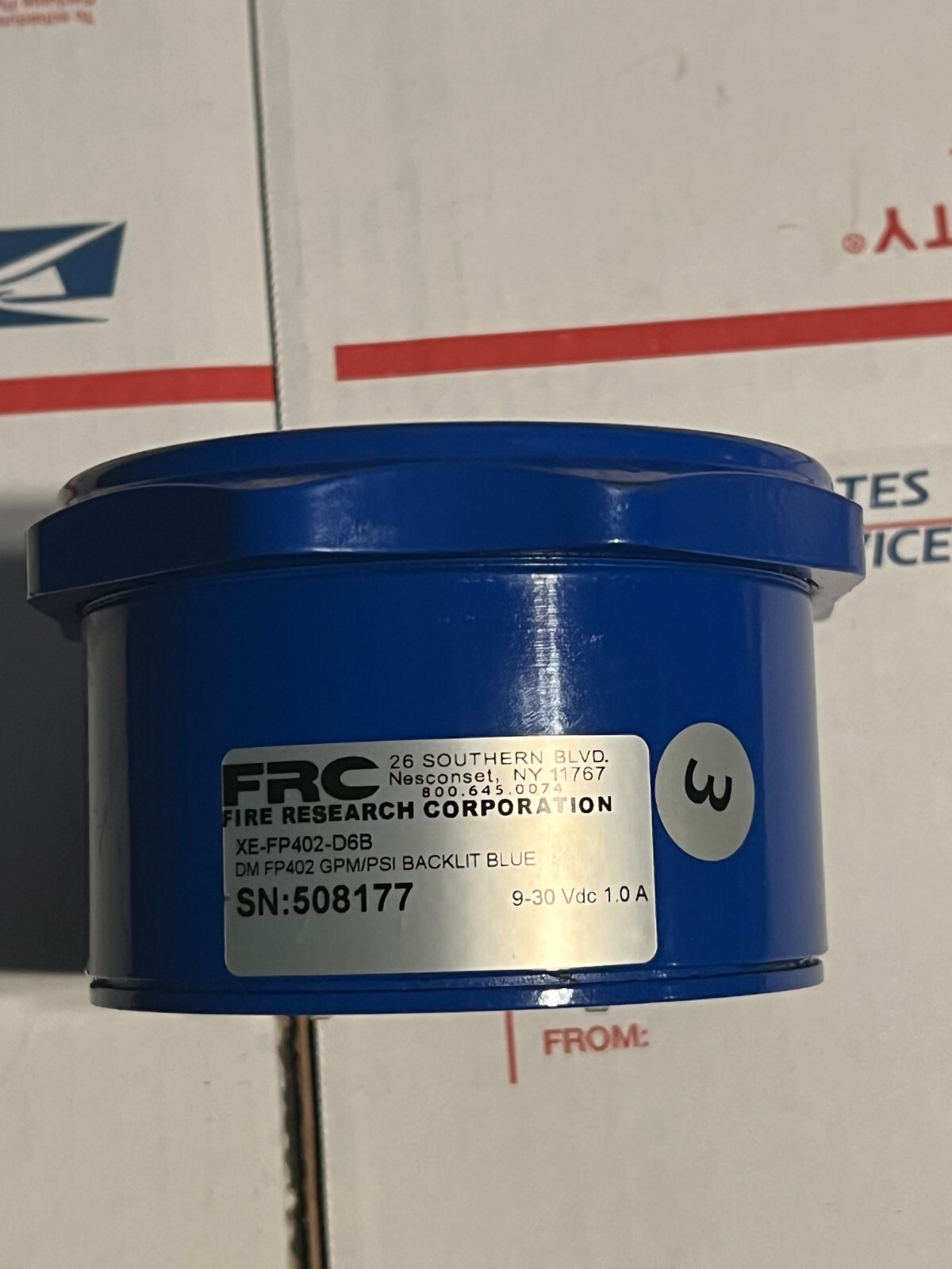 xe-fp402-d6b fire research dm fp4002 gpm/psi surplus no packaging