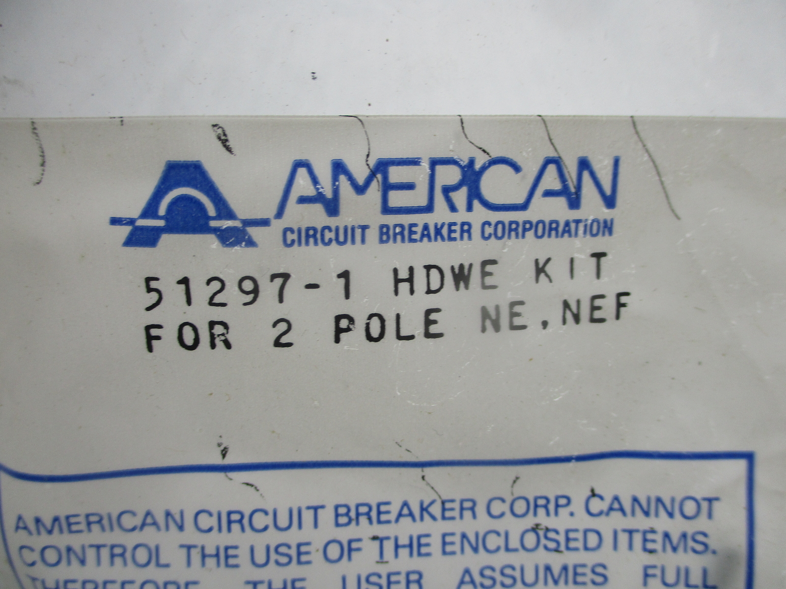 AMERICAN 51297-1 HARDWARE KIT PKG OF 2 NSMP