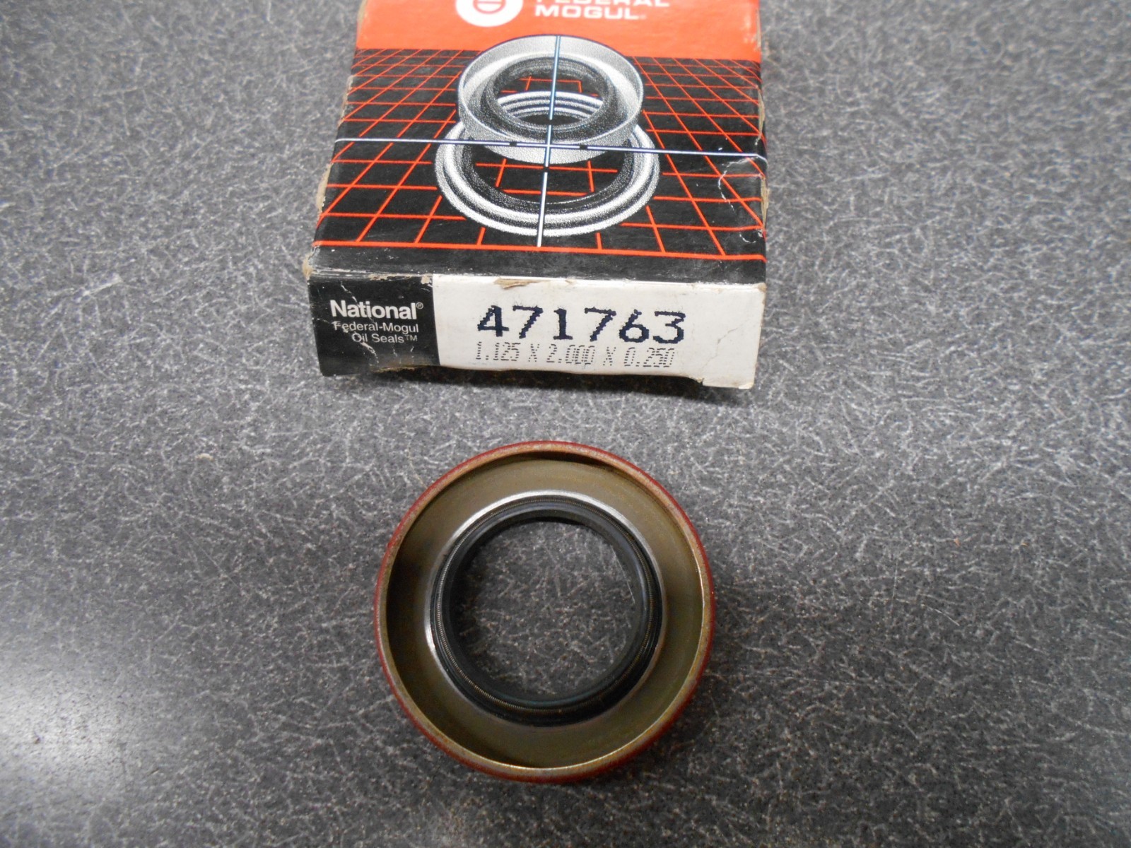 Federal Mogul 471763, National Oil Seal. 1.125X2.0X0.25 NOS!