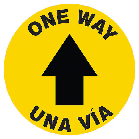 Zoro Select Hwb794t1212 Safety Sign, 12 In H, 12 In W, Plastic, Circle,,