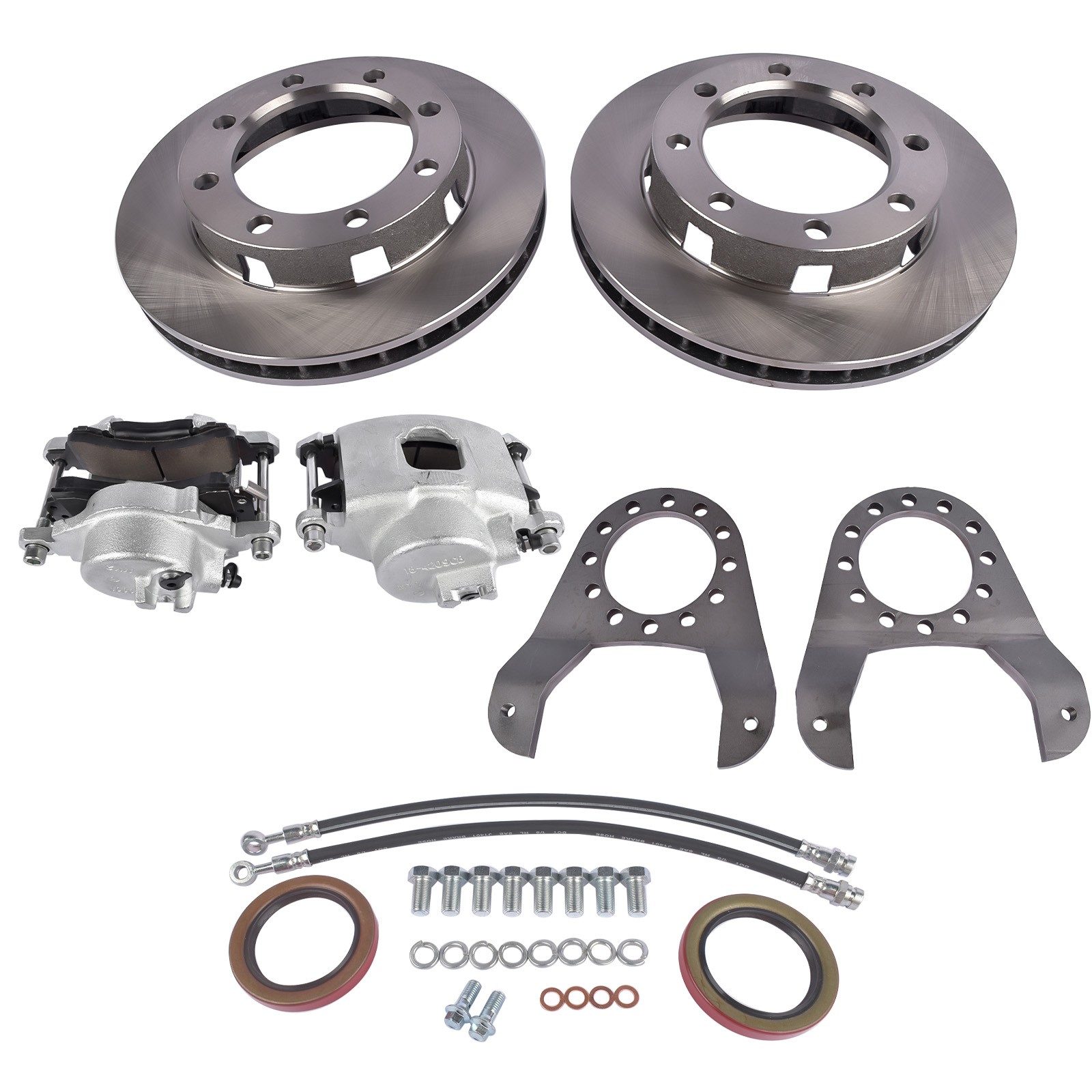 Fits for GM 14 Bolt Complete Disc Brake Conversion Kit 10.5 SRW Full Float Disk