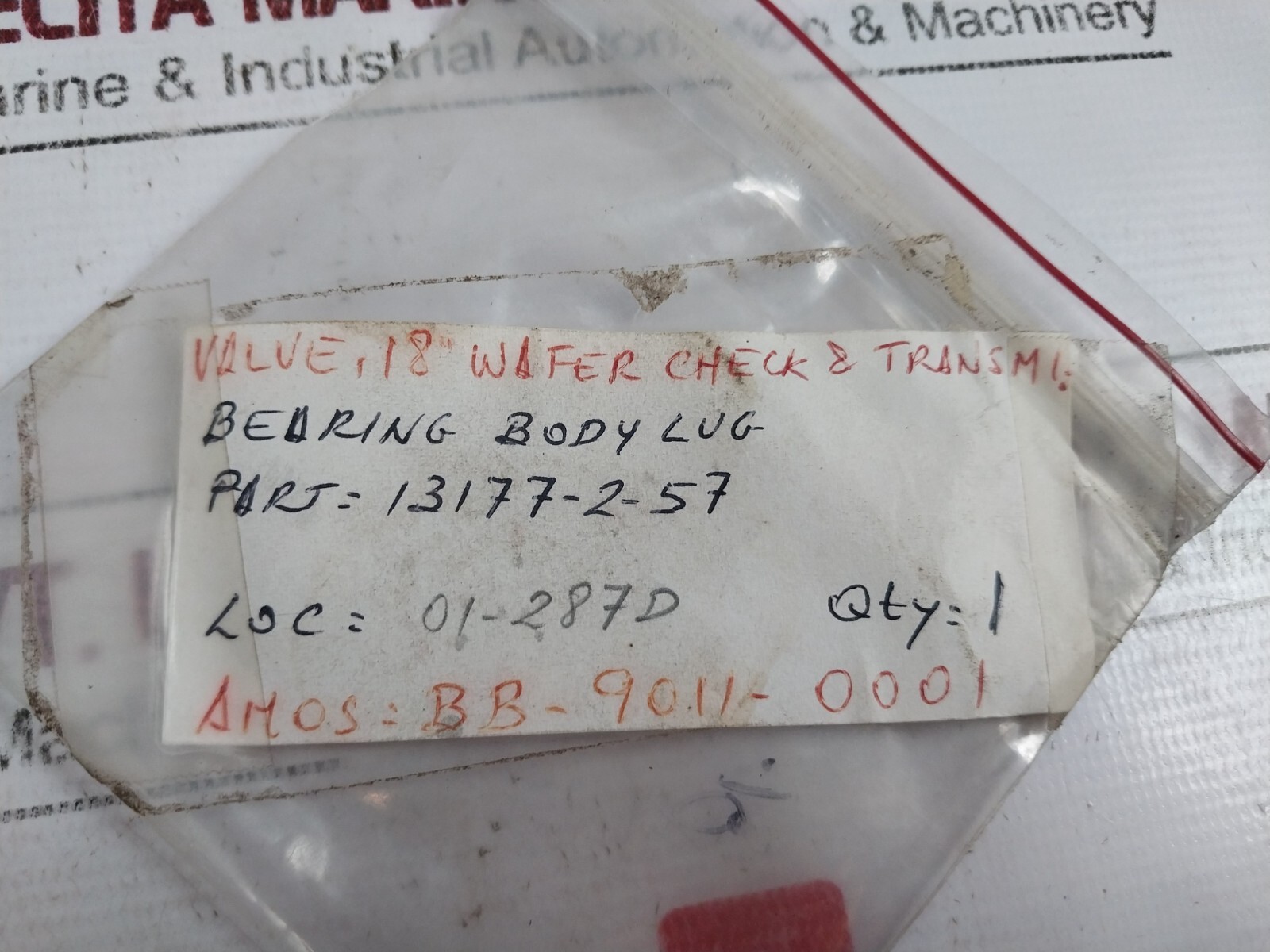 13177-2-57 Bearing Body Lug Safety Cap Gasket BB-9011-0001 6200C4