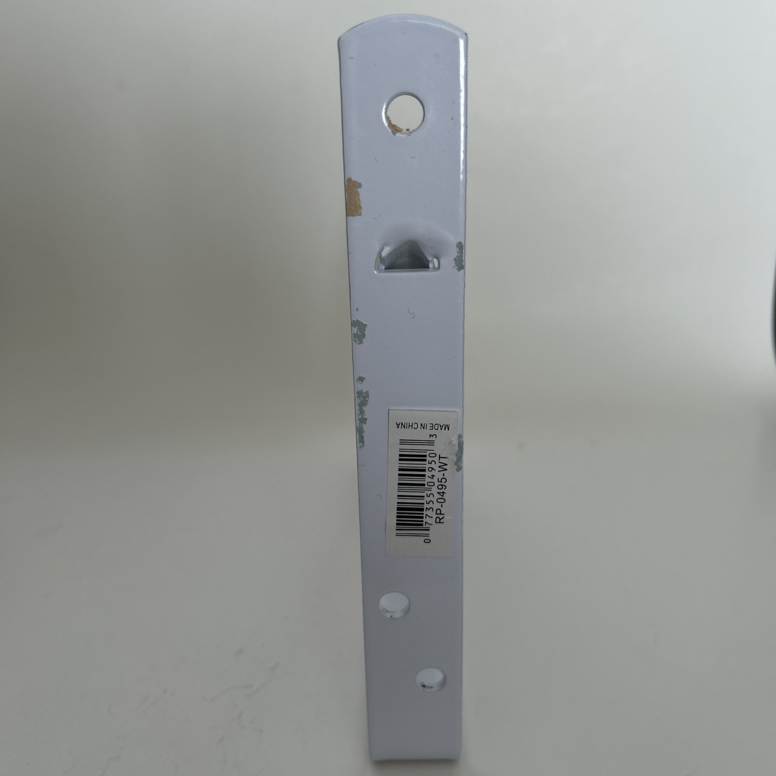 John Sterling RP-0495-WT White Max Duty Shelf and Rod Bracket
