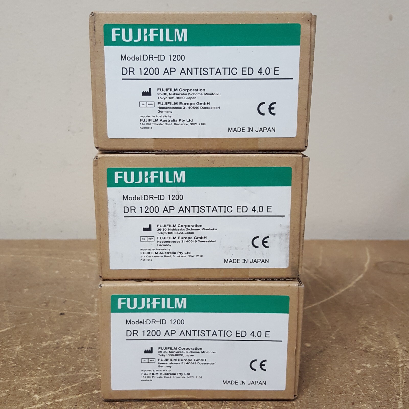 Set of 6- Fujifilm DR ID 1200 (3) HUB Cover Kit (3) AP Antistatic (ED 4.0 E) NEW