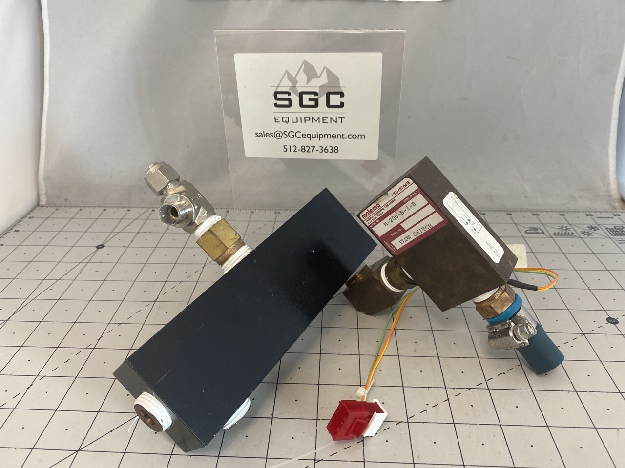 Malema Sensors M-200-B-3-B Flow Switch Lam Research 853-14650-001