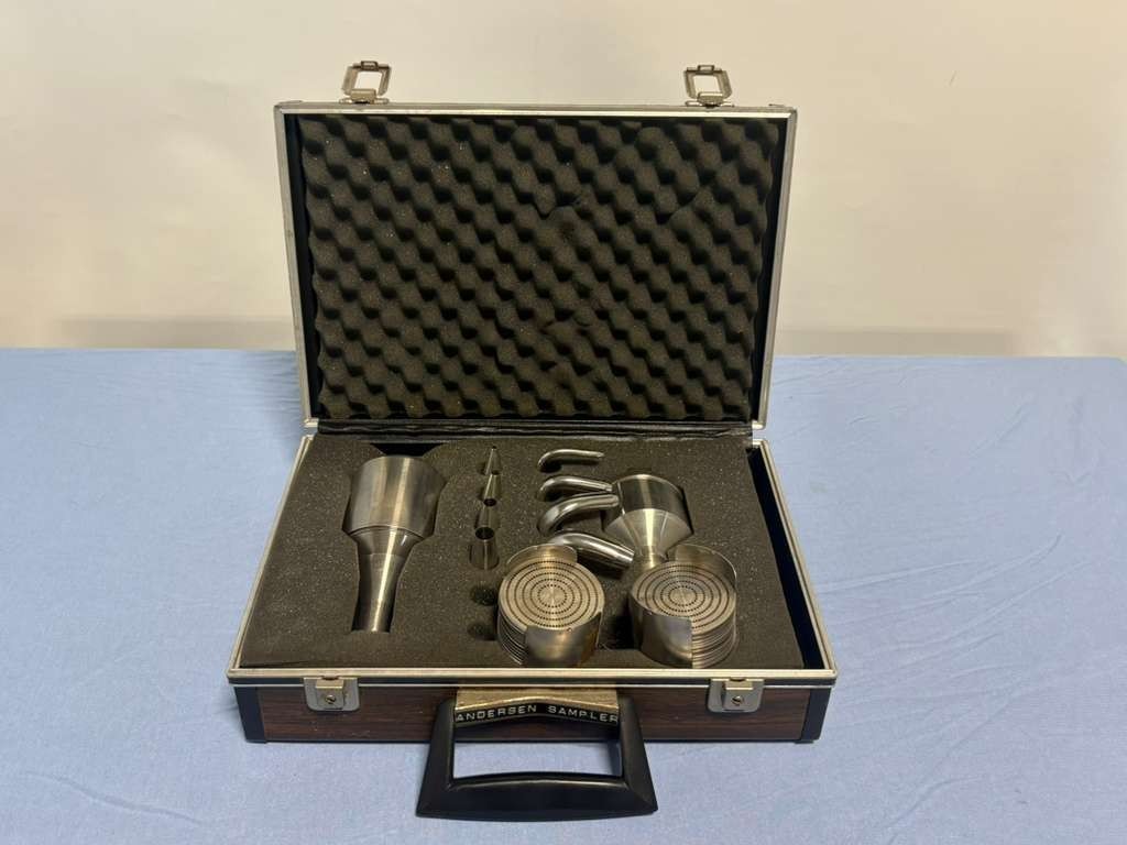 Andersen Cascade Air Sampler Multi-Stage Impactor Collection Kit w/ Case