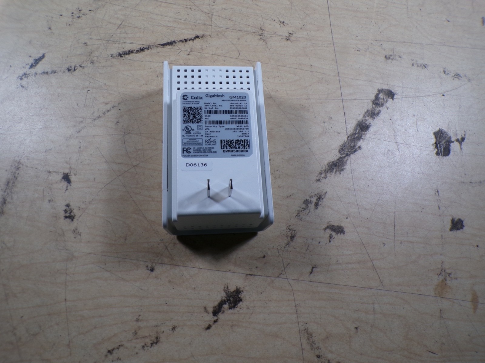 X36 CALIX 100-05147 GIGAMESH GM1020