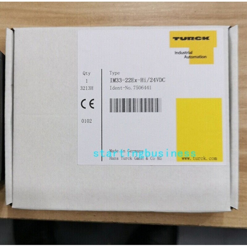 FOR TURCK Safety Grids Sensor IM33-22Ex-Hi/24VDC Isolation Converter 7506441