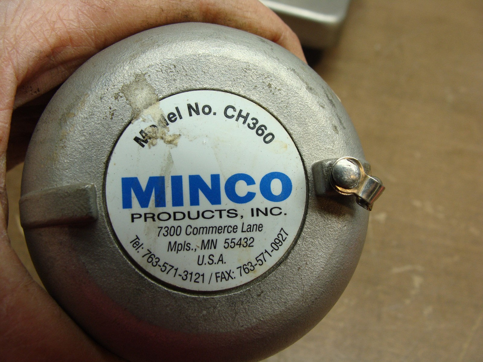 MINCO RTD / TEMP SENSOR ASSY CONNECTION HEAD CH360 TRANSMITTER TT164PD1ED