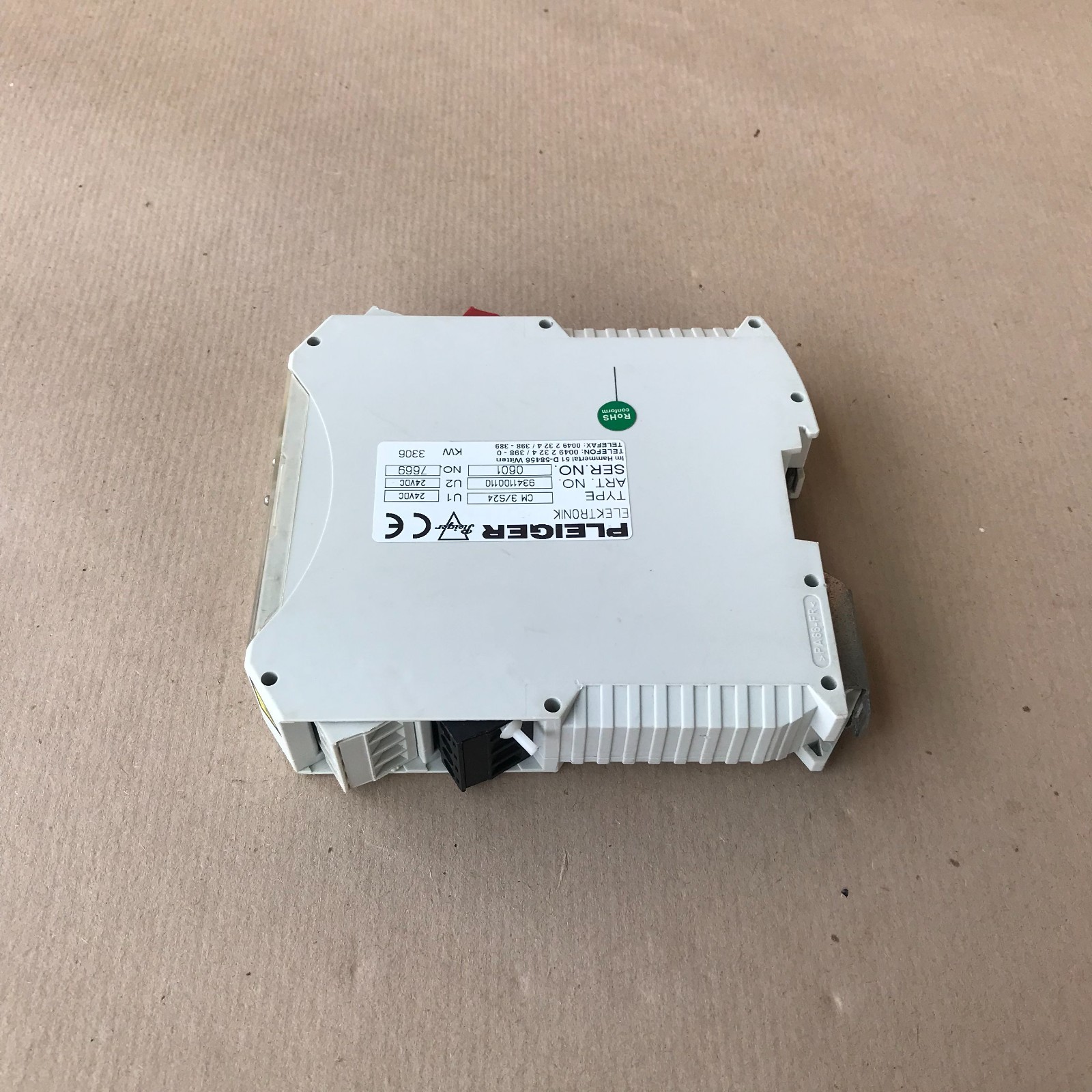 PLEIGER CM3/S24 CONTROL MODULE 9341100110