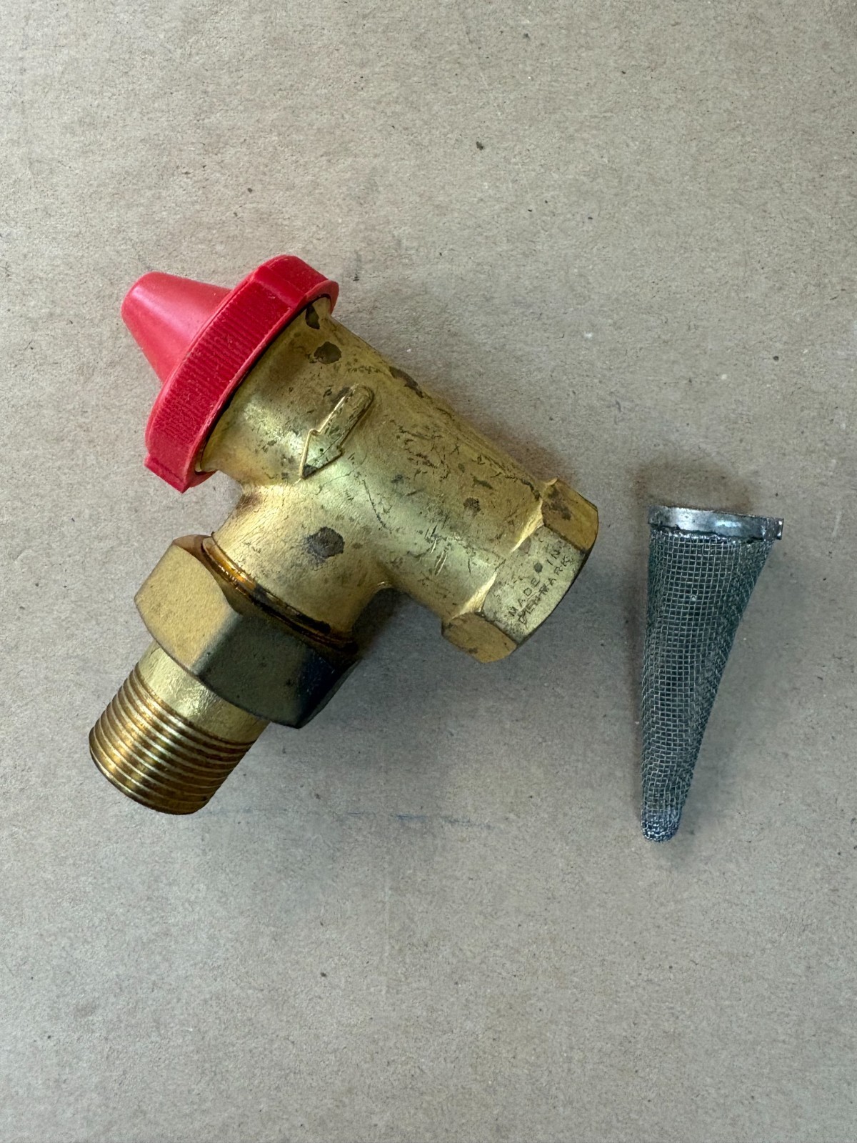 DANFOSS RADU20, 3/4 13B2219 ANGLE BODY ASSEMBLY NEW (OLD STOCK)