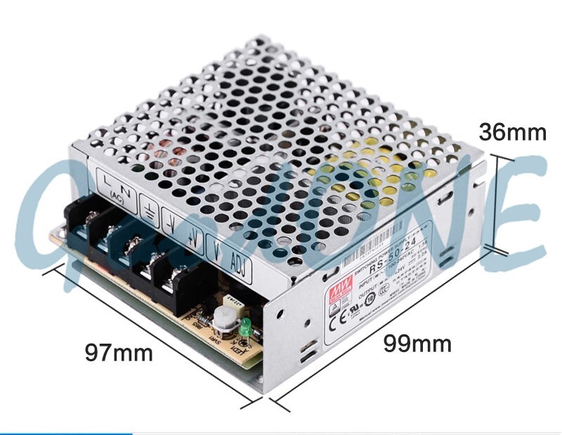 1PCS New MEAN WELL RS-50-48 48V1.1A Switching Power Supply RS Series