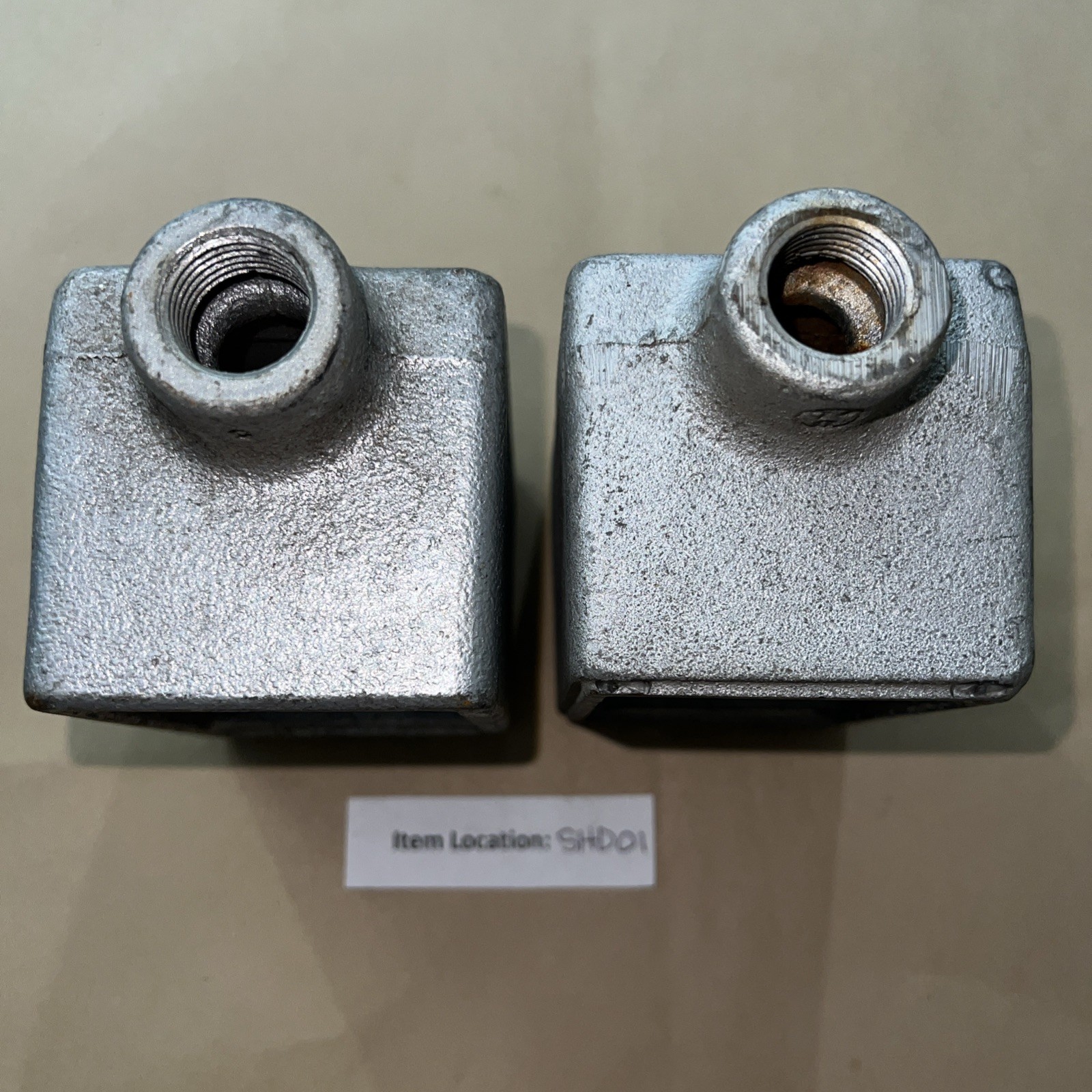 CROUSE-HINDS 1/2″ HUB FD-1 GANG DEEP BOX 23.0 CU.IN. LOT OF 2