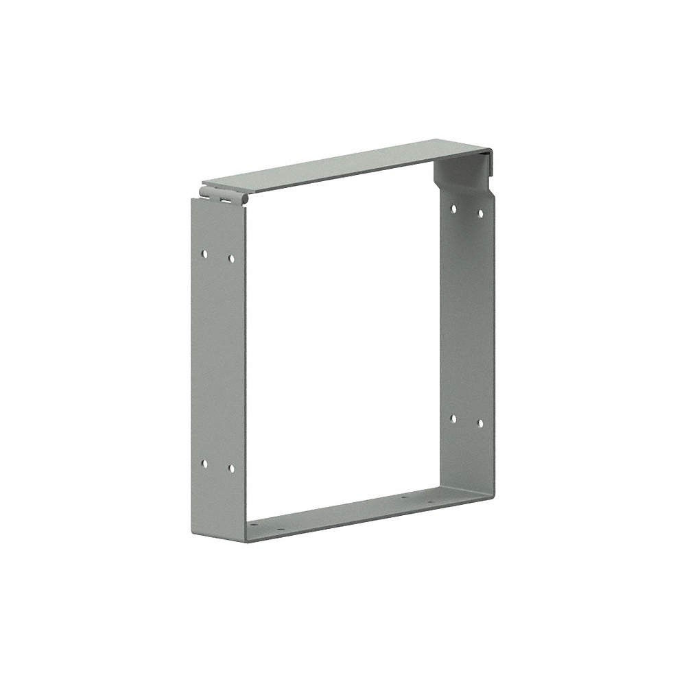 WIEGMANN C0606 Wireway,Connector,6×6 Sq In,Steel,Gray 2VE54