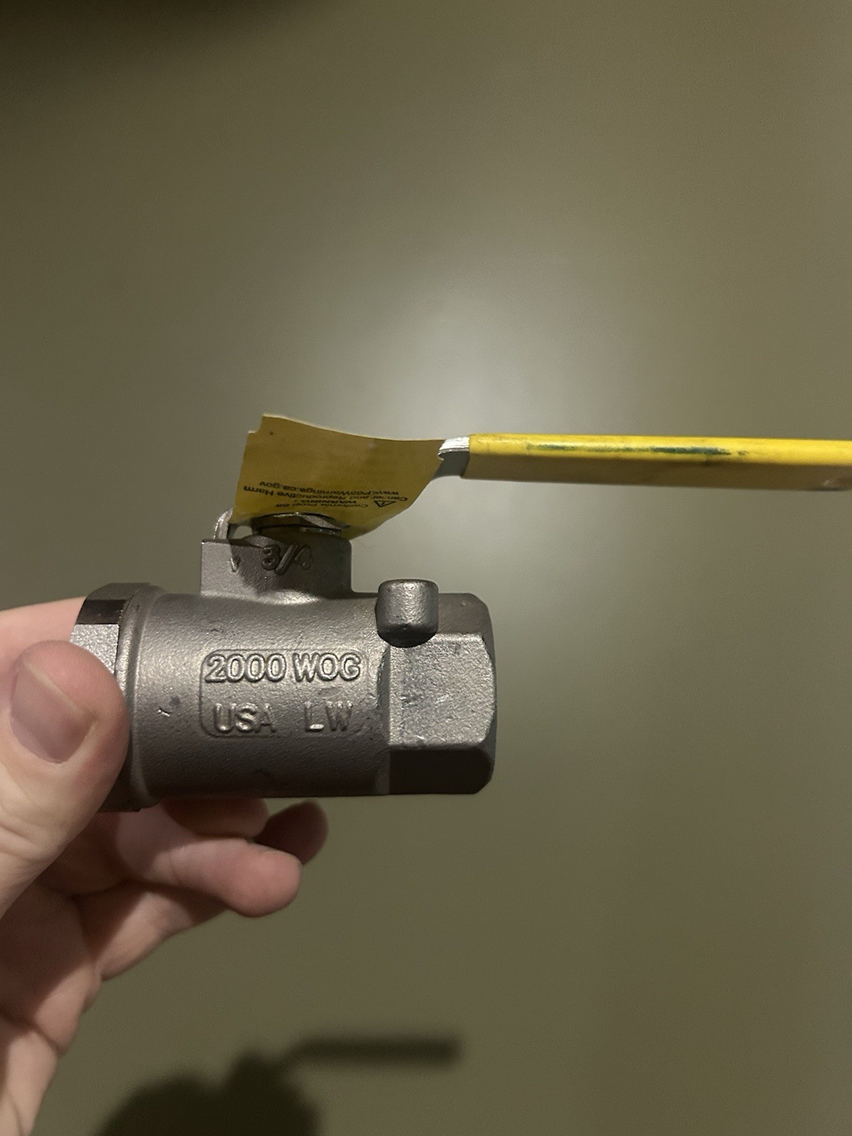 APOLLO STAINLESS STEEL BALL VALVE 76-104-01A 3/4″ FNPT 2000 PSIG WOG CF8M