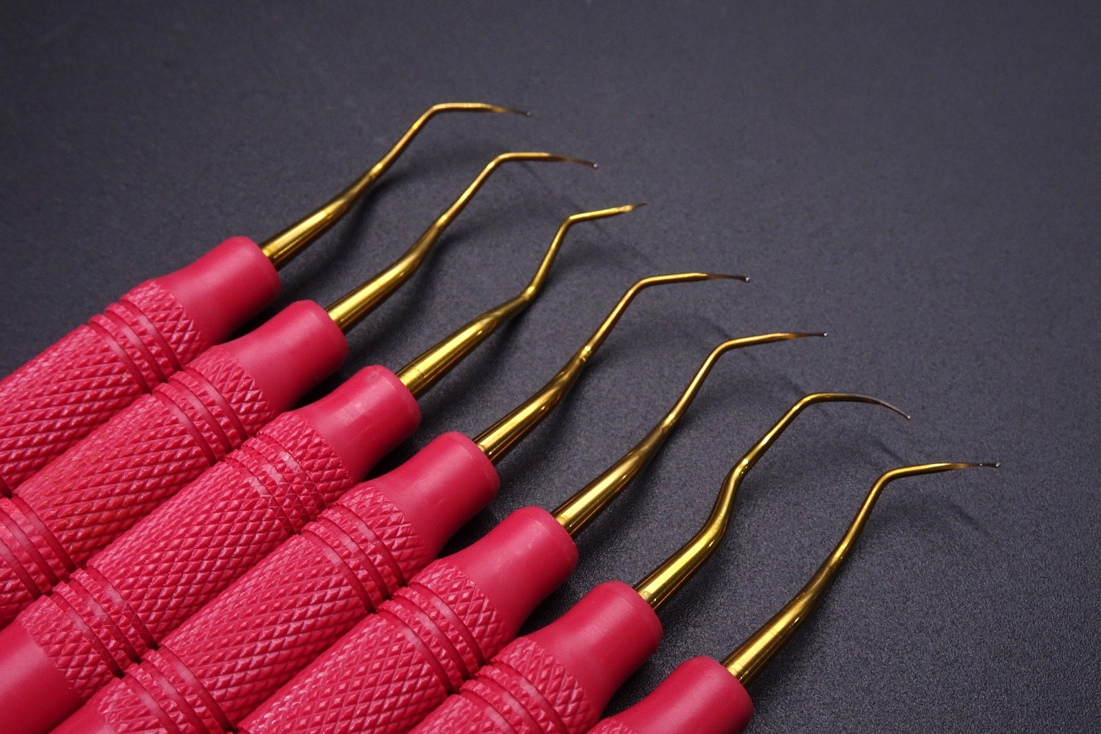 Lot x7) AMERICAN EAGLE – Curette langer 3-4 (3/8) RED – #AECL3-4X