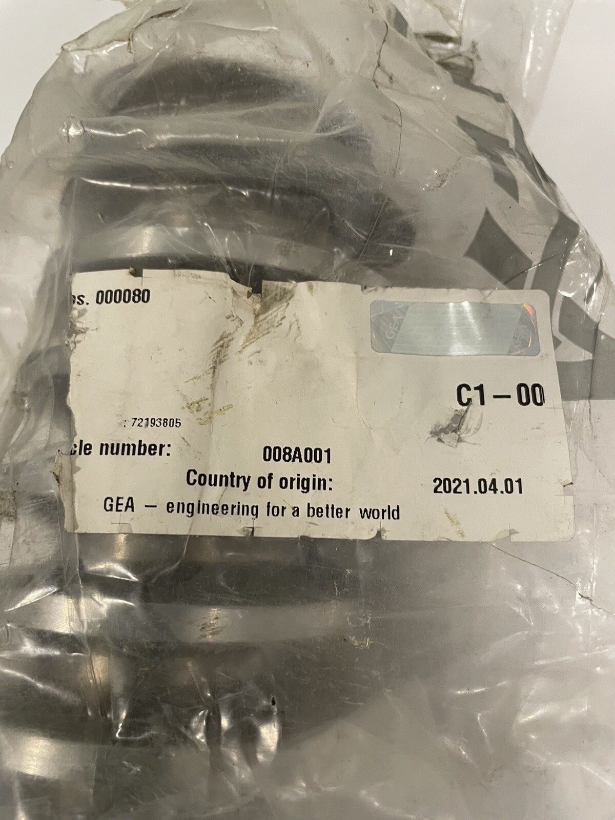 GEA 008A001 Worm Gear Shaft ASSY NEW! FREE SHIPPING!