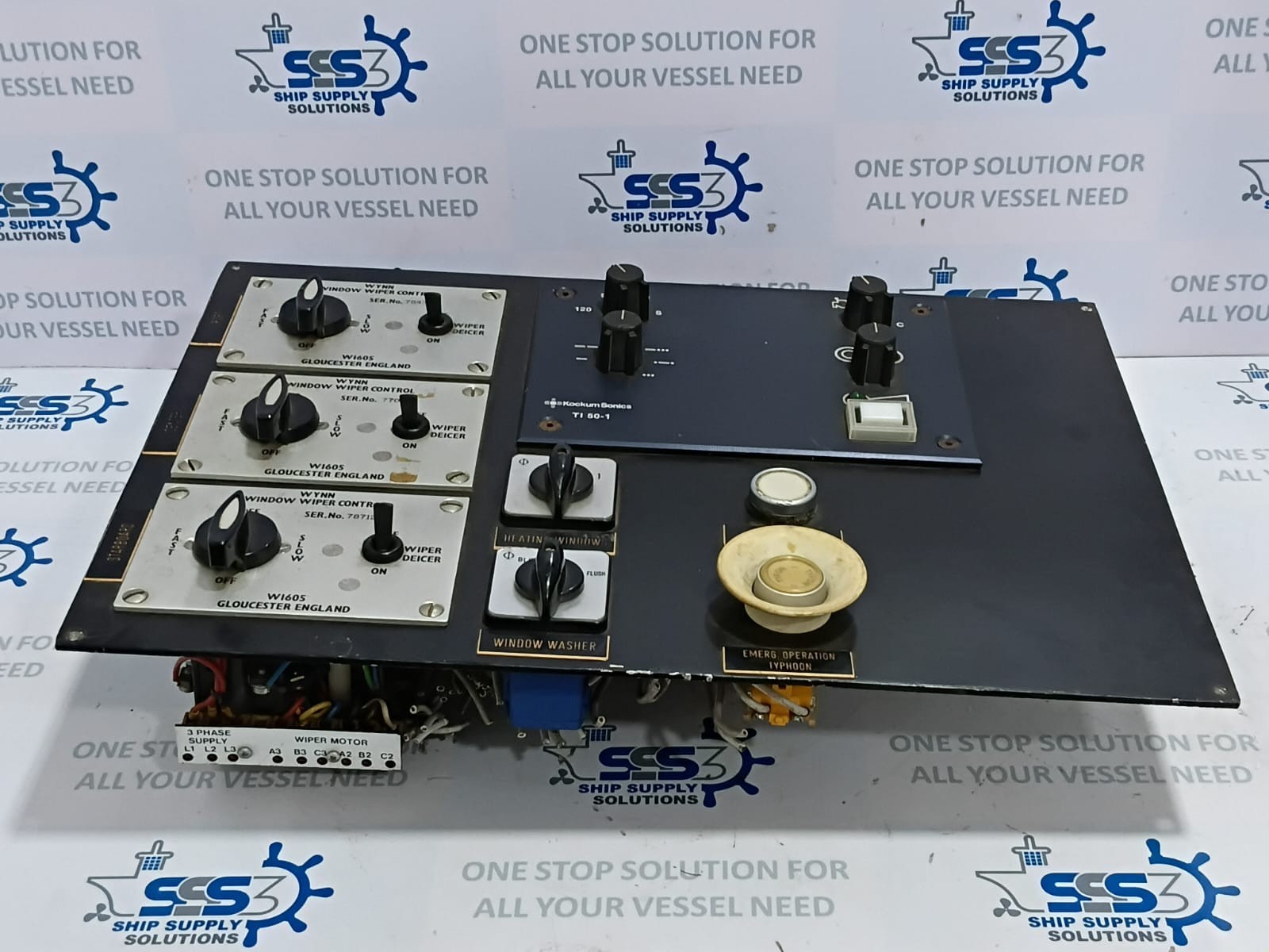 Horn Control Panel & Window Wiper Control Panel Kockum Sonics TI 50-1
