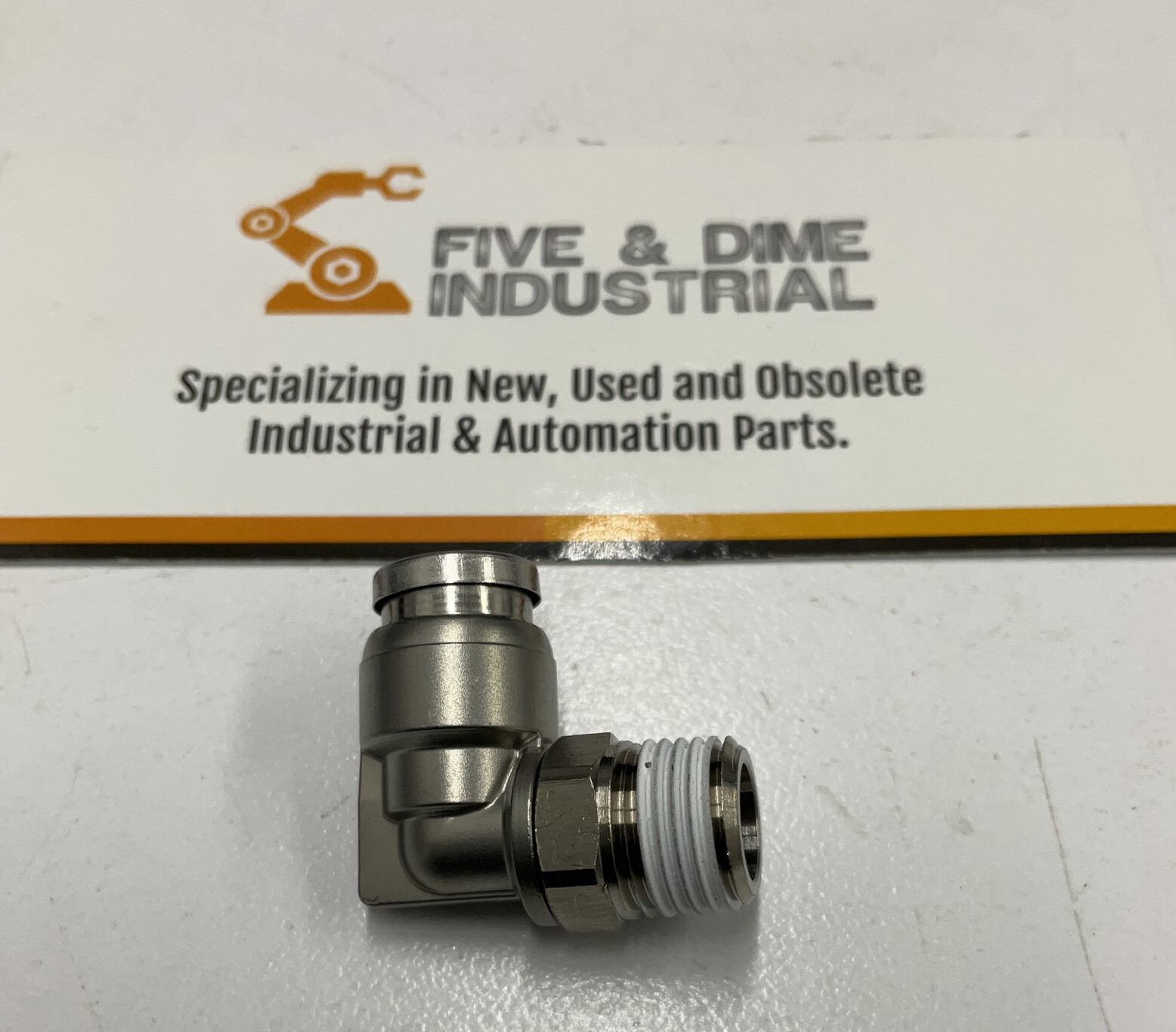 SMC KQB2L06-01S Metal Elbow Fitting 1/8″ NPT X 6mm Tube