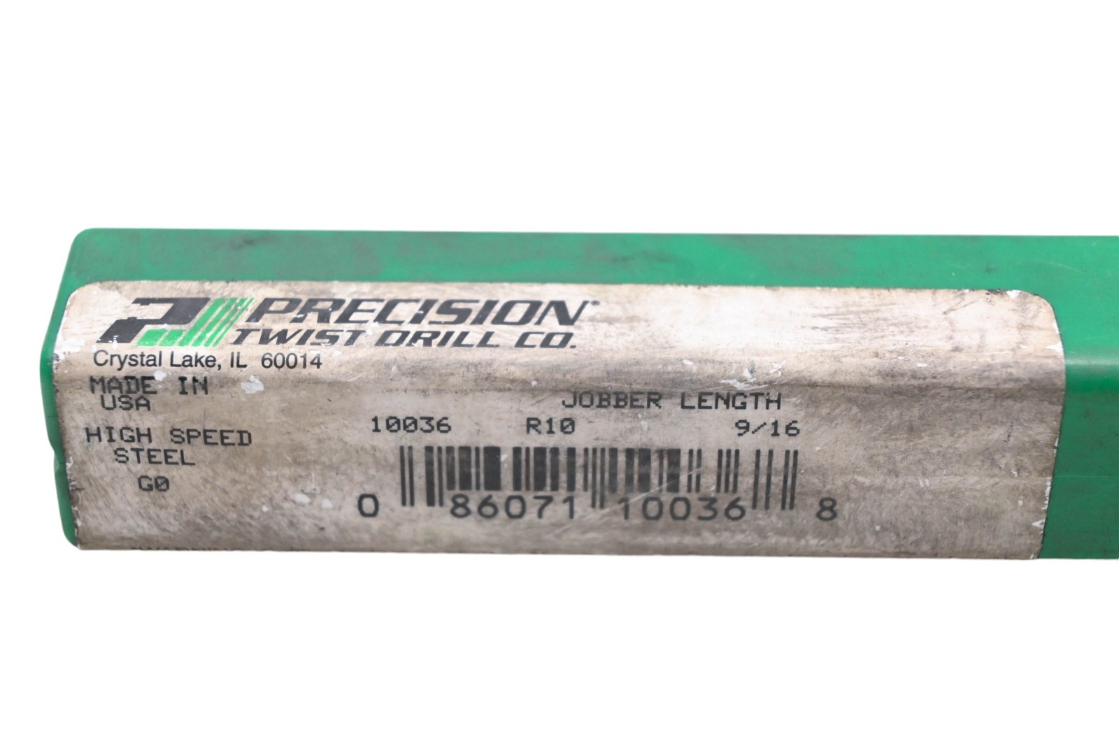 Precision 10036 9/16″ R10 Twist Drill Bit