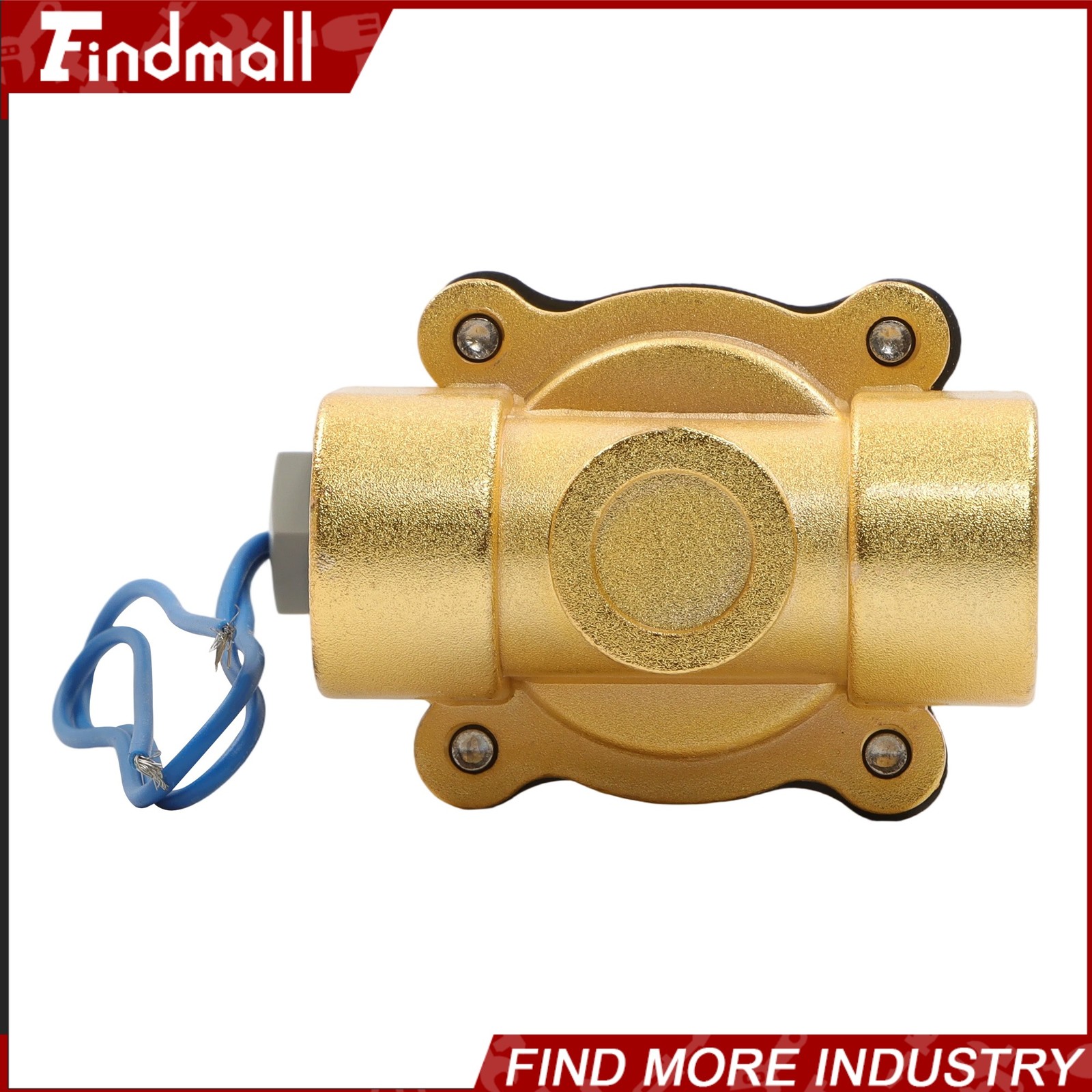 Findmall 3/4″ Solenoid Valve Air Water N/C Gas Oil Normally Closed 12V 220V
