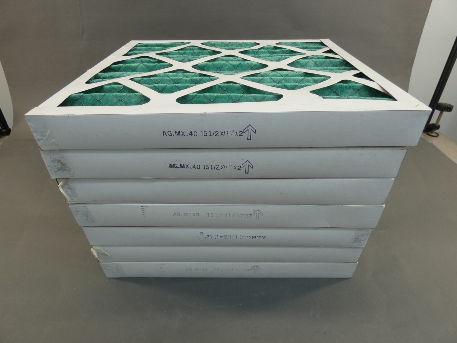 *Lot of 7* Airguard AG.MX.40 15.5″x 17.5″x 2″ Pleated Filters – NEW Surplus!