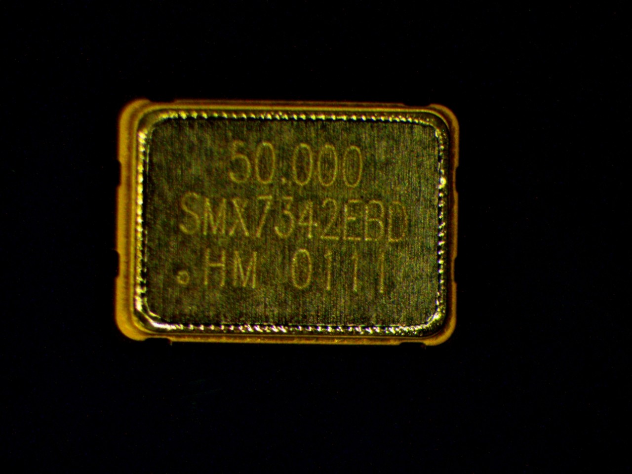 H.M.I SMX7342EBD50000MHZ Qty of 4 per Lot CRYS SMD 50.000 MHZ
