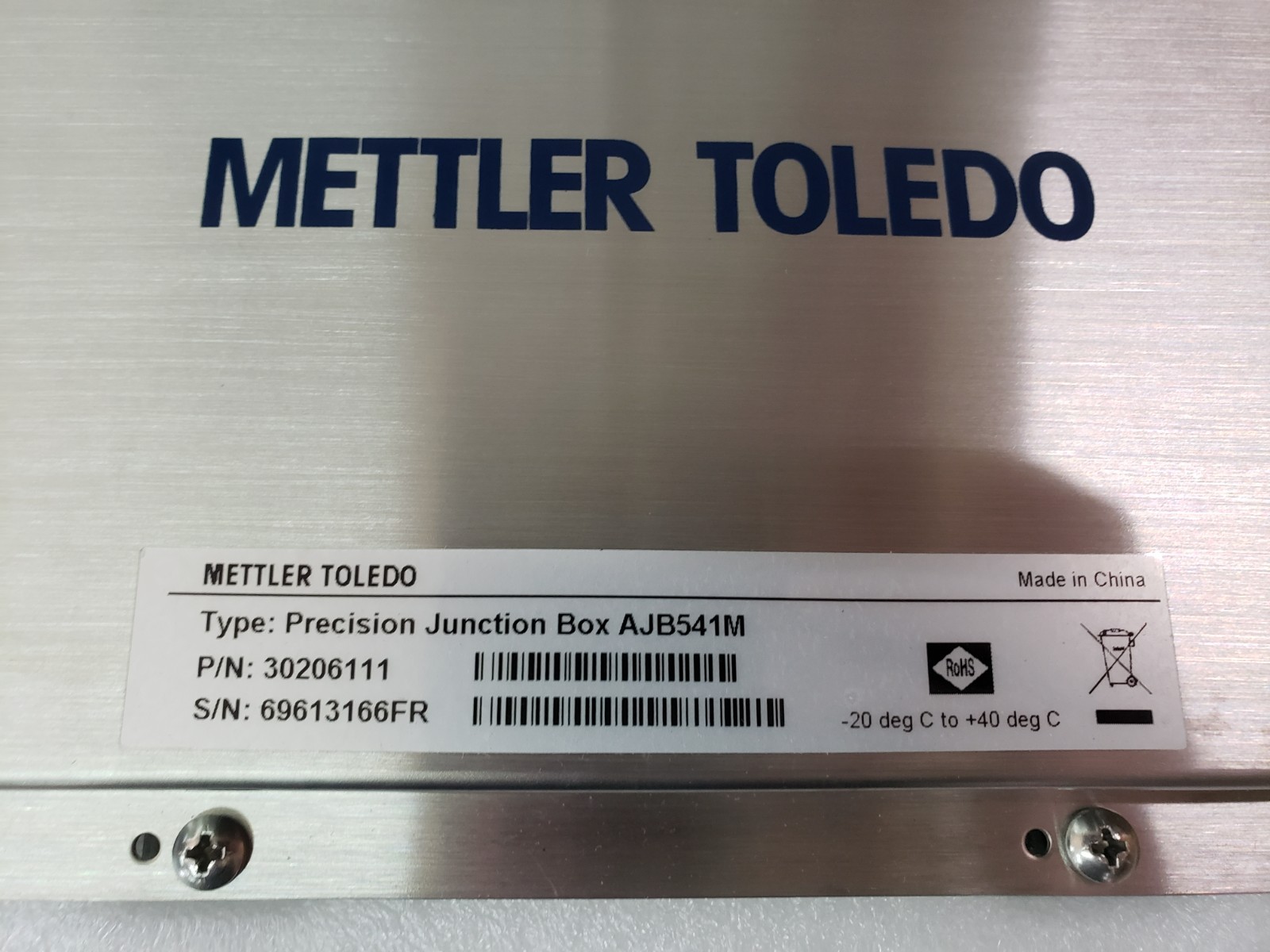 UNUSED – Mettler Toledo 30206111 Precision Junction Box AJB541M