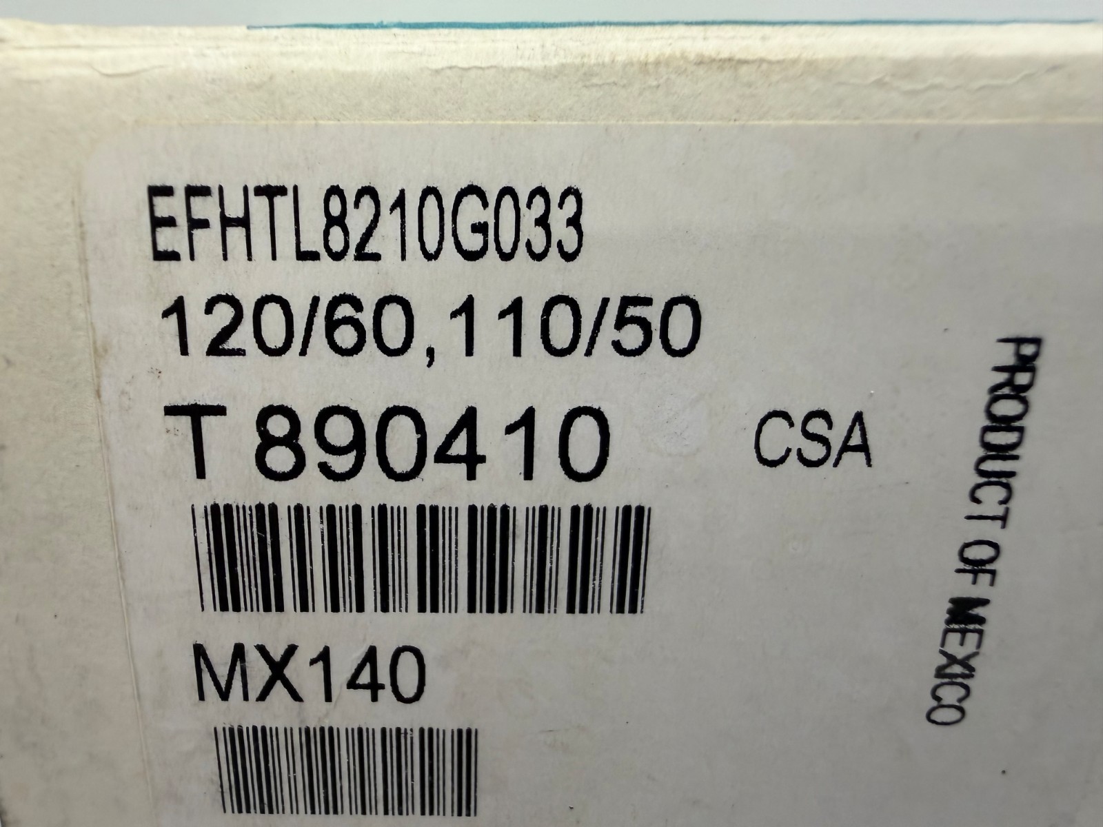 NEW OLD STOCK! ASCO 110/120V 125PSI 10.1W SOLENOID VALVE EFHTL8210G033