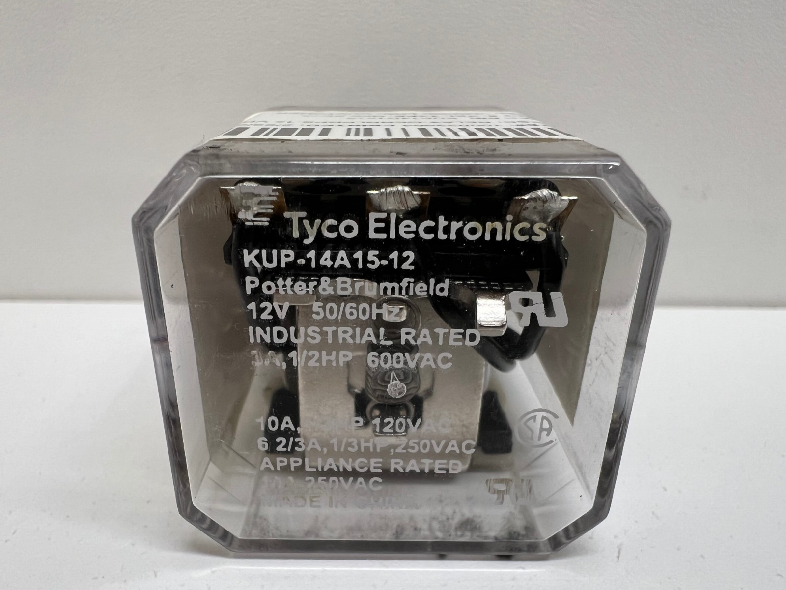 NEW OLD STOCK! POTTER & BRUMFIELD 10A RELAY KUP-14A15-12