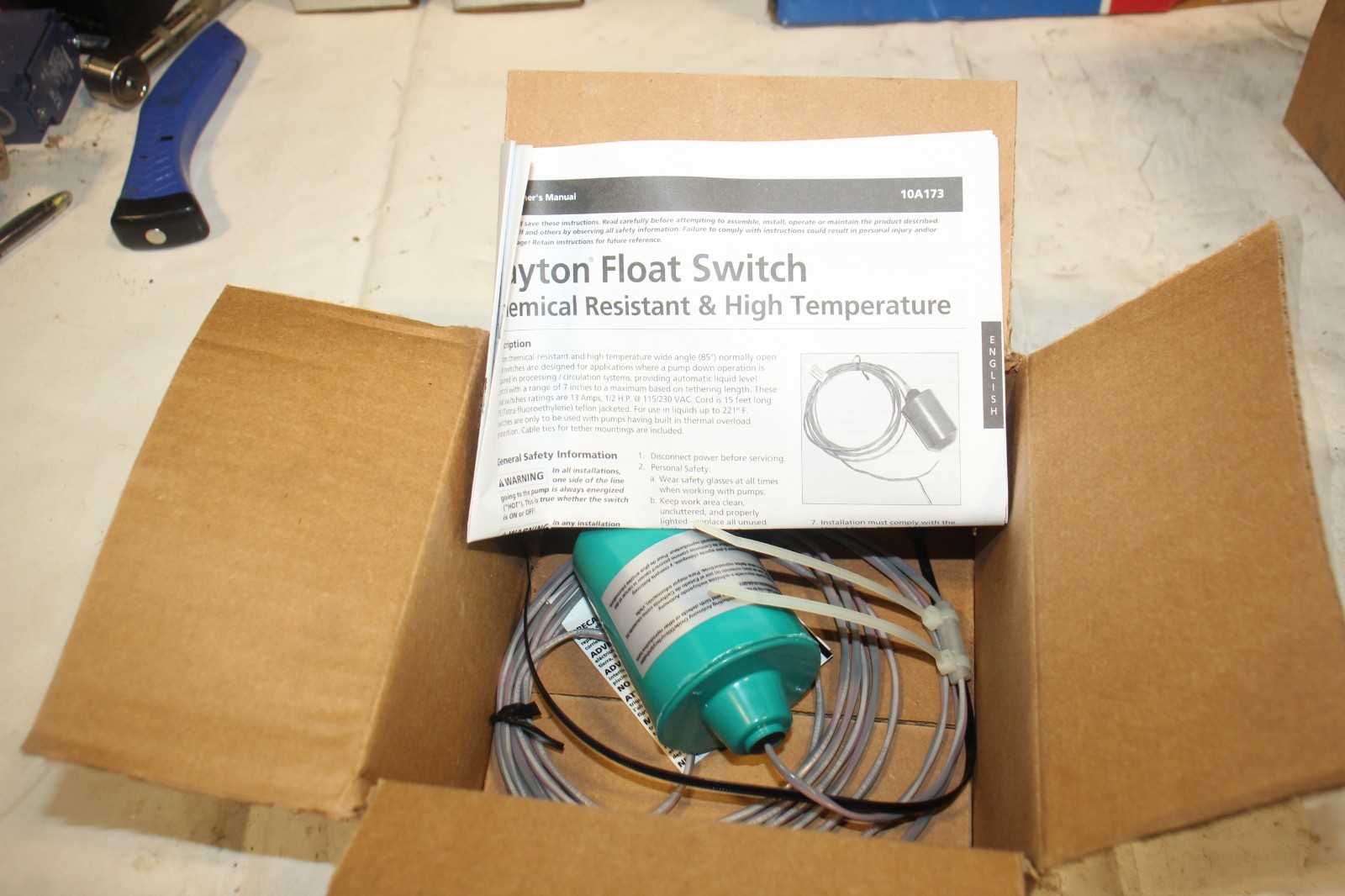 Dayton Float Switch 10A173