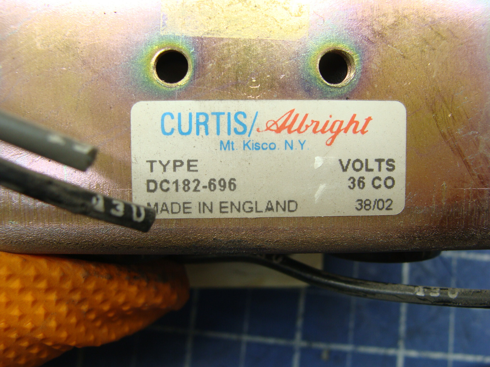 CURTIS/ALBRIGHT TRANSFORMER DC182-696 36V