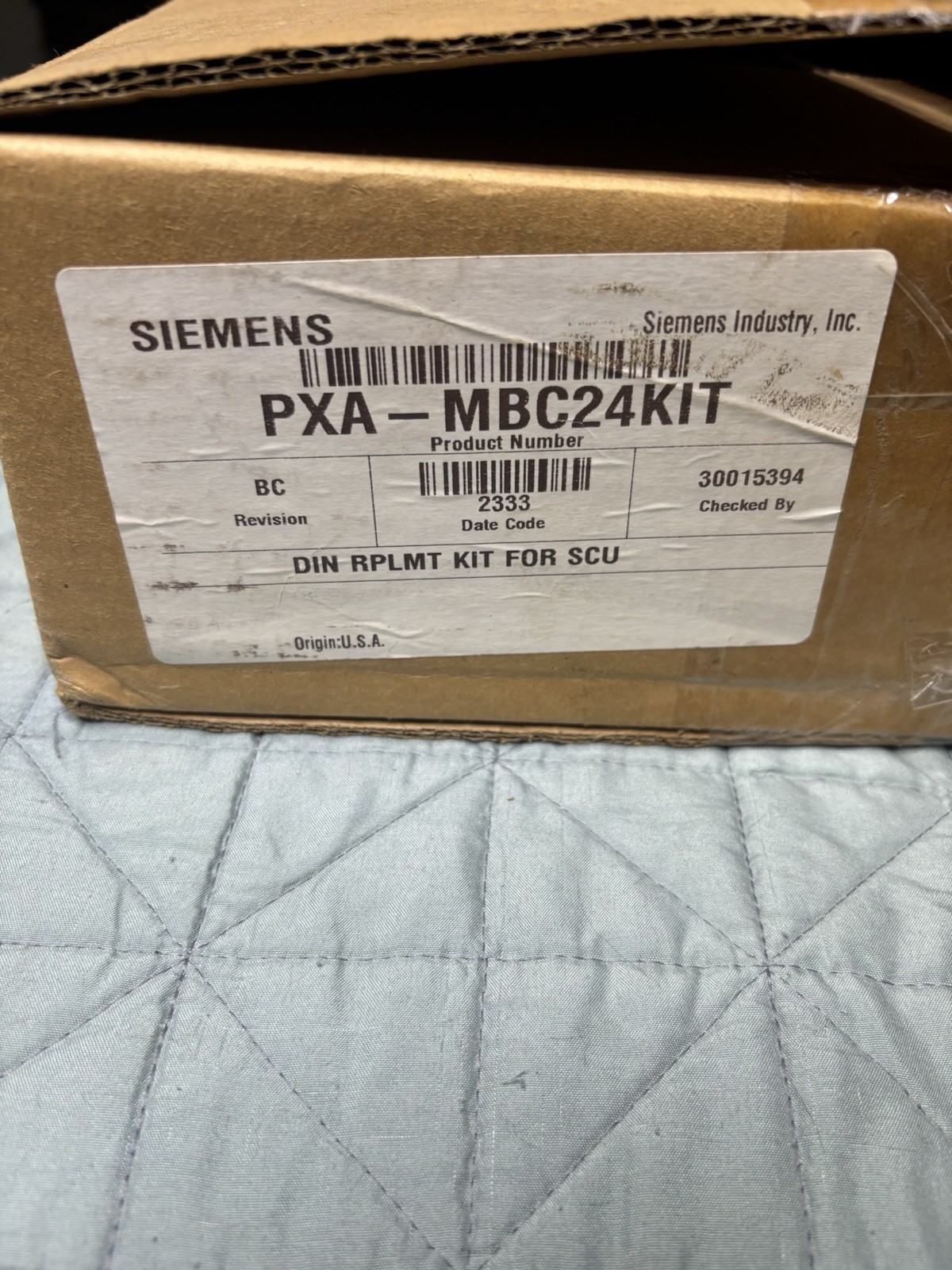 SIEMENS DIN REPLACEMENT MIGRATION KIT FOR SCU PXA-MBC24KIT