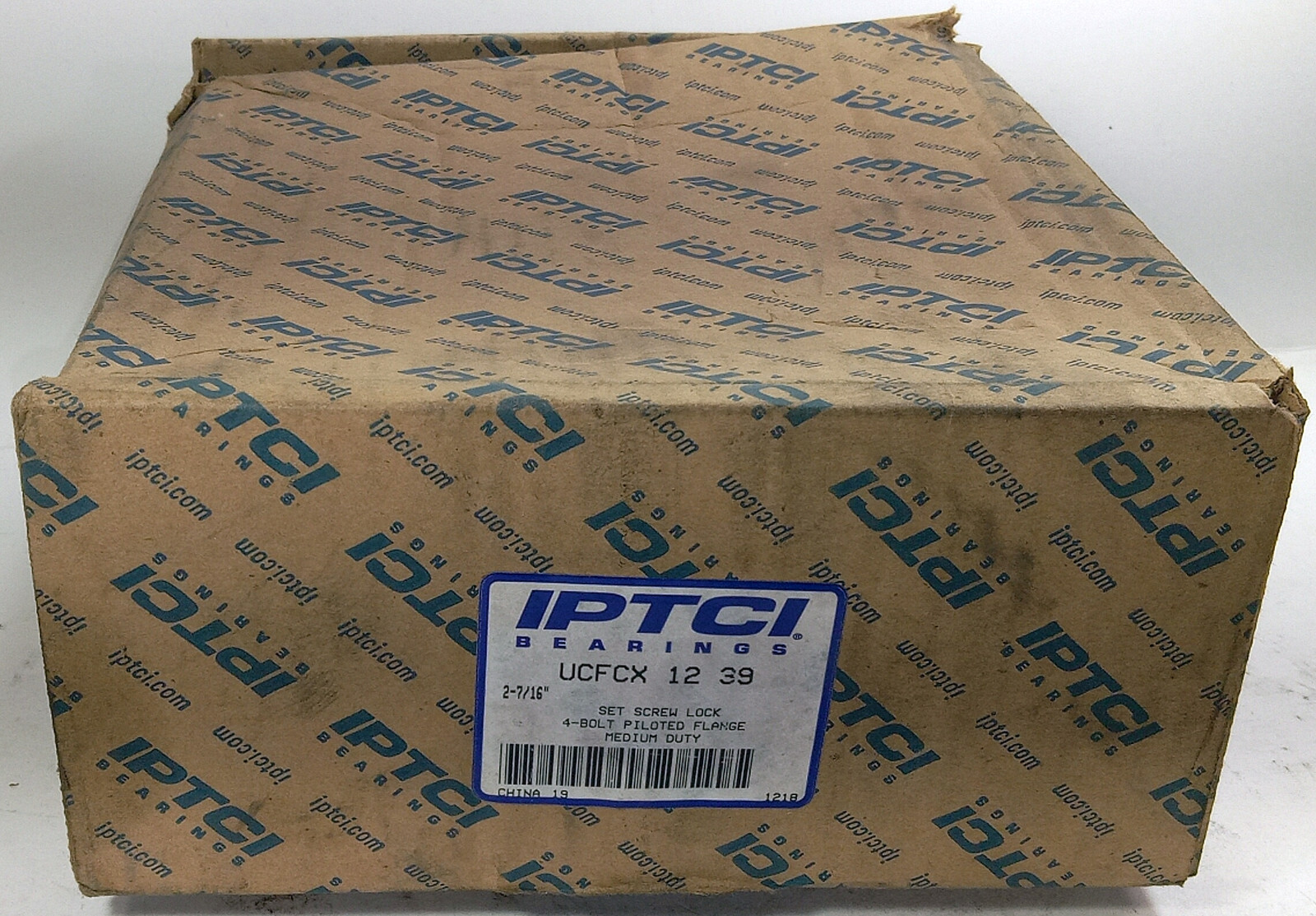 1 NEW IPTCI UCFCX1239 4 BOLT FLANGE PILLOW BLOCK BEARING NIB ***MAKE OFFER***