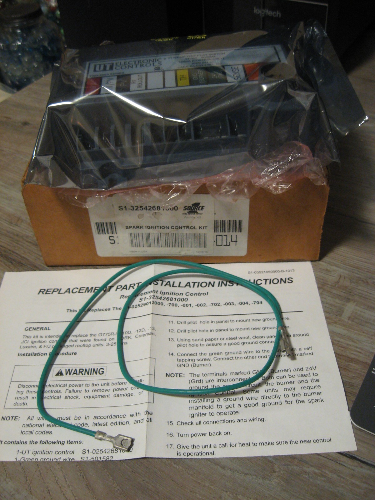 NEW York S1-32542681000 Replacement Spark Ignition Control Kit – 1003-665A