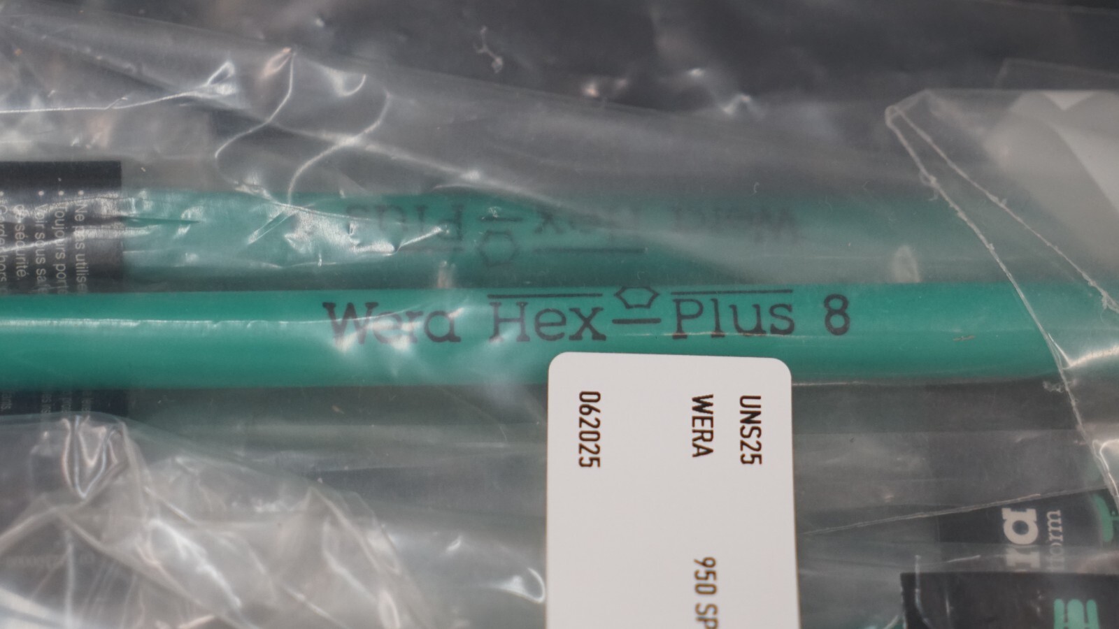 Wera 950 SPKL Ball End Hex Key, 8mm L-Key, Green (QTY 8)
