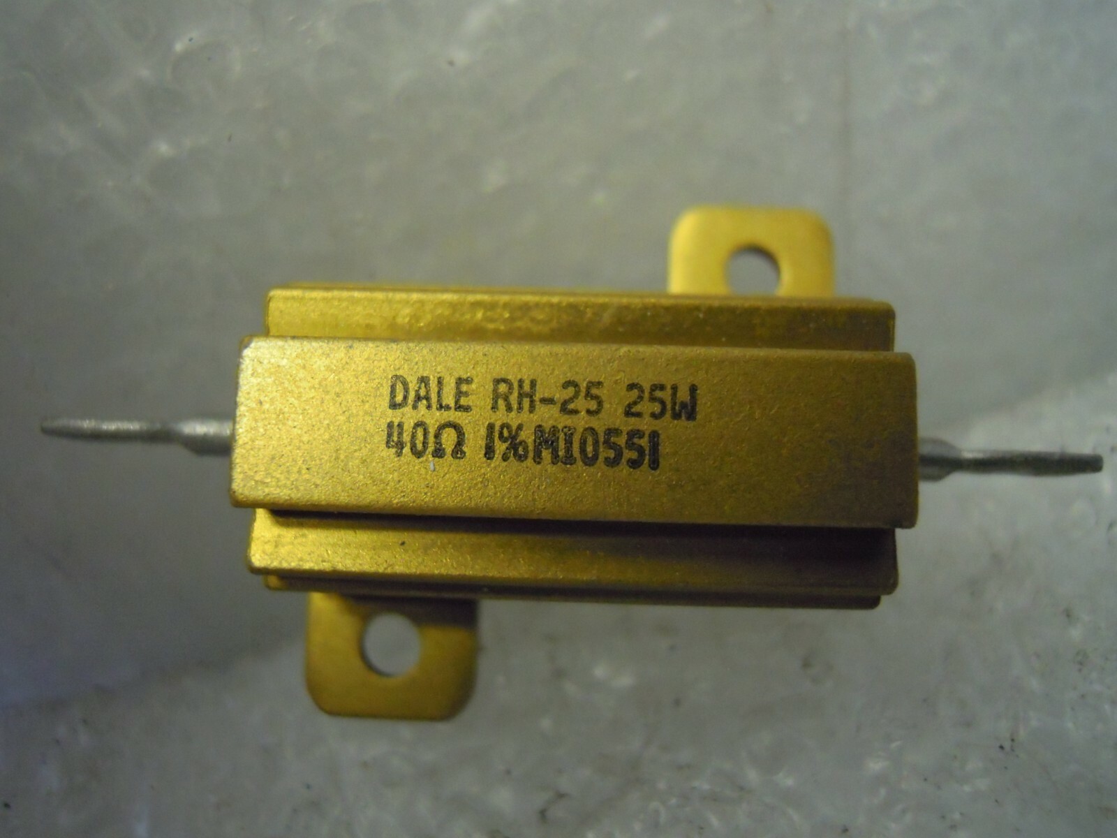 LOT of 5 X DALE VISHAY RH-25 RESISTOR 25W 40 OHM 1% MI0551 ***NEW