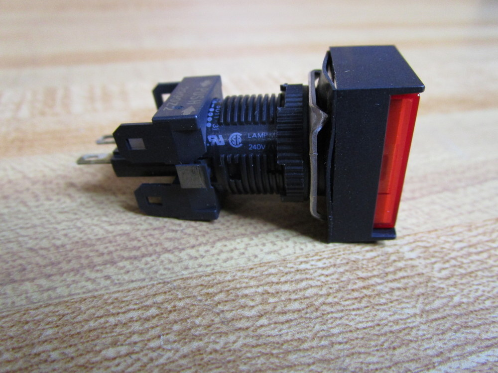 Omron A3GJ-6011-3 Pushbutton Red W/Base