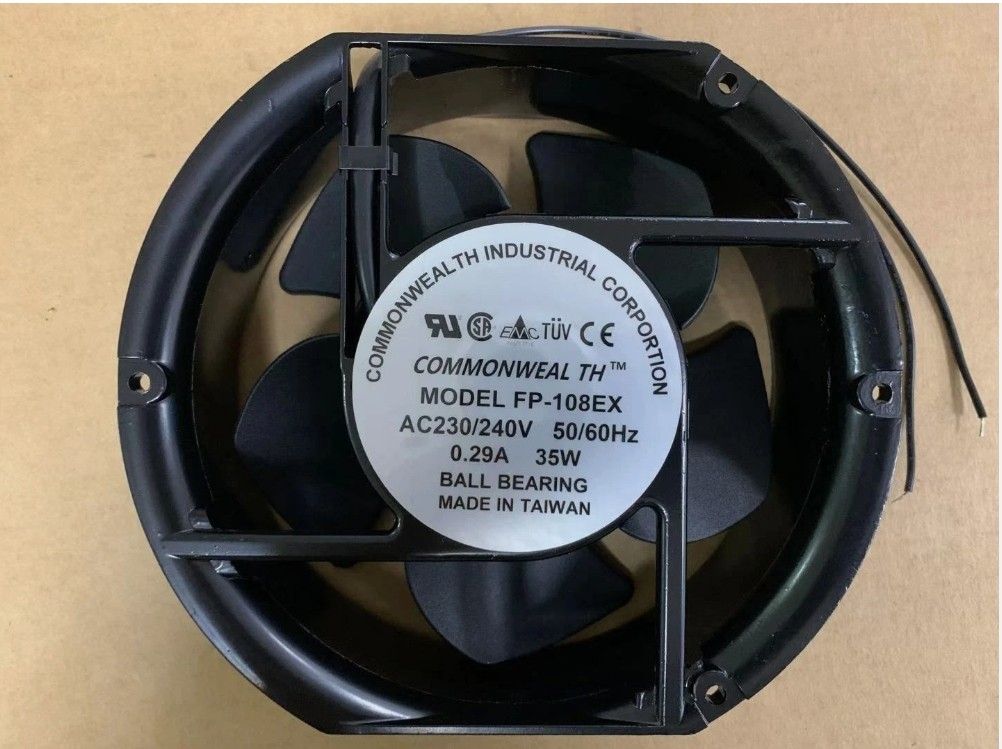 ONE PCS FP-108EX Aluminum frame cooling fan 230/240V 35W 0.29A172x150x5 1mm