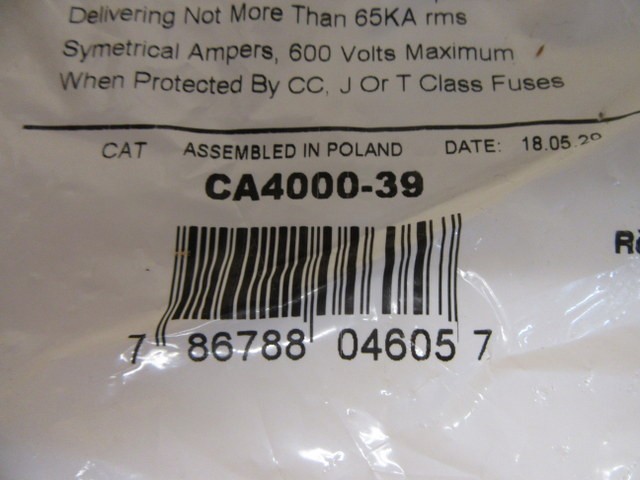 Brad Power CA4000-39 Connector