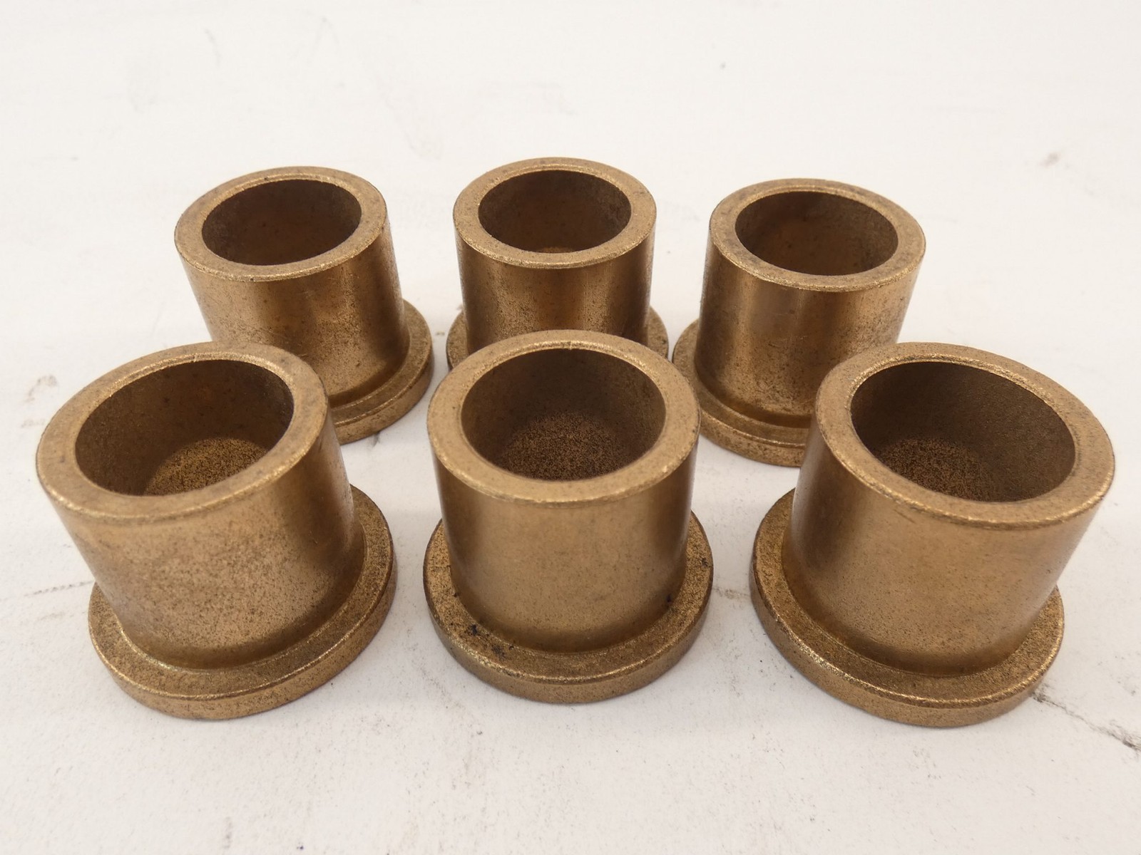 *Lot of 6* FDFB 1216-8 Sintered Bronze Flanged Sleeve Bearing 3/4″ Bore